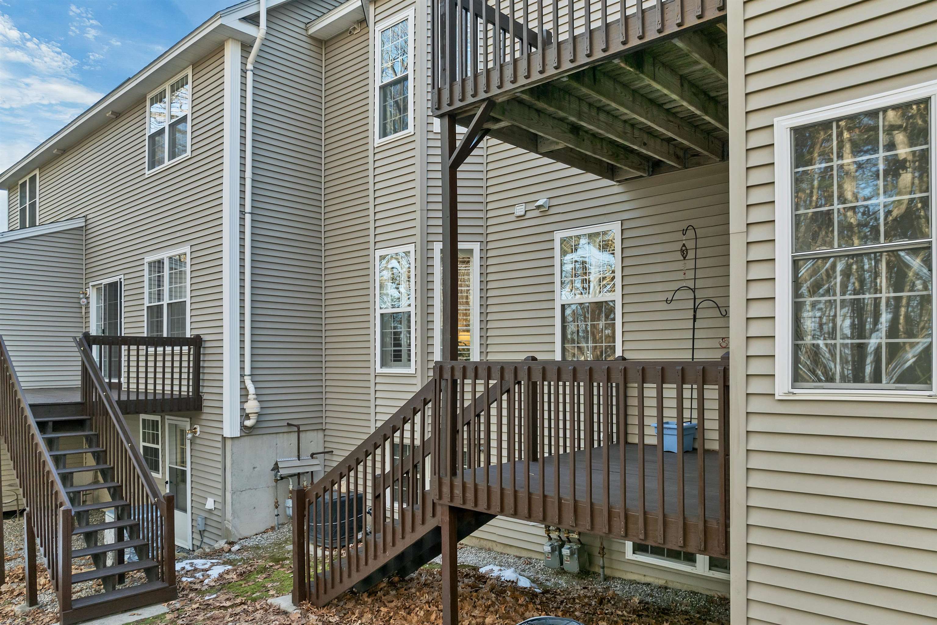 Deck off the 3 season sunroom
