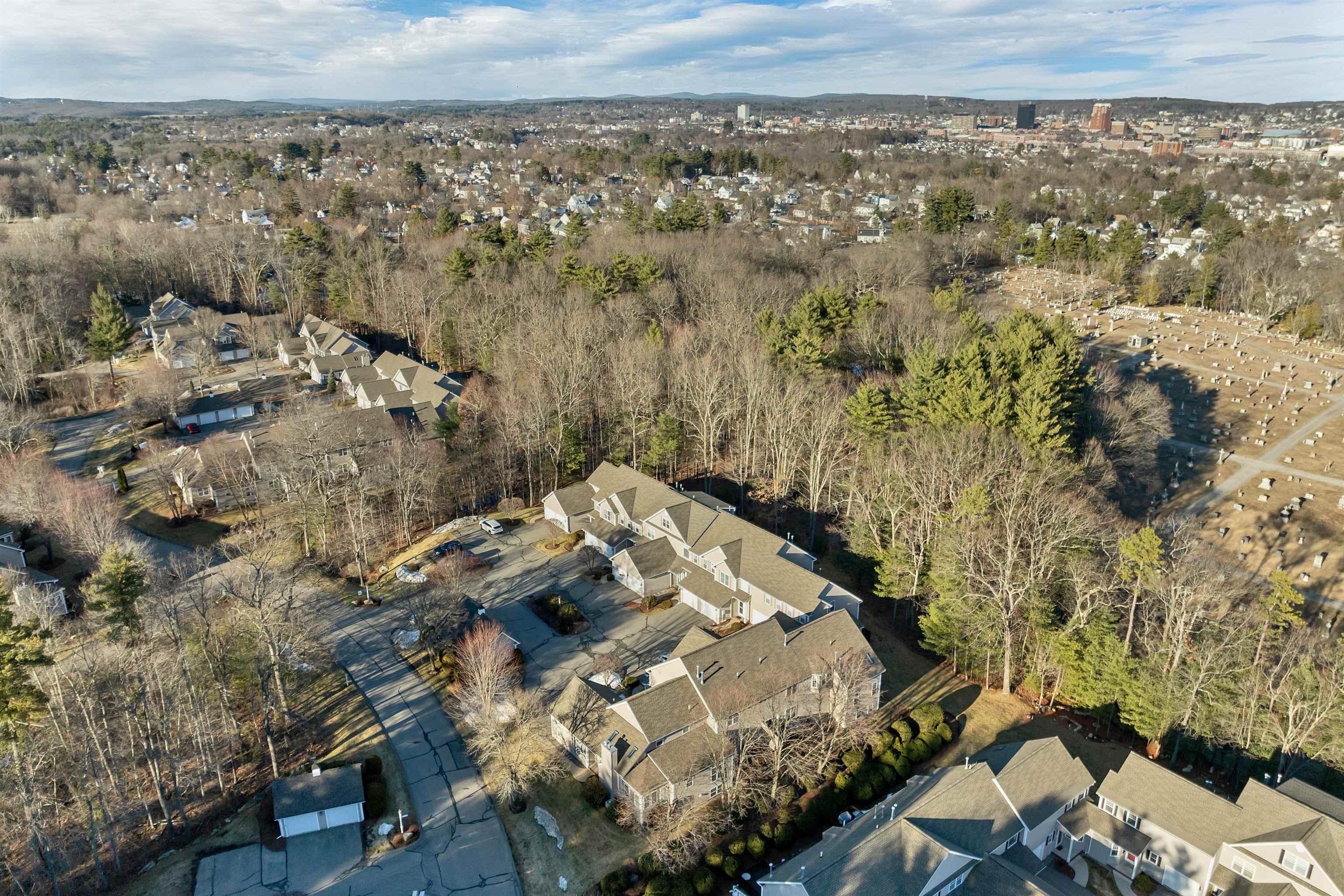 Property is surrounded by trees.  Plenty of wildlife to be seen.