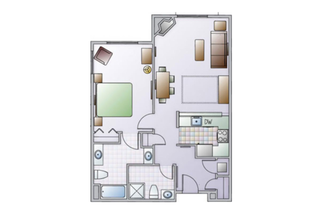 Unit floorplan