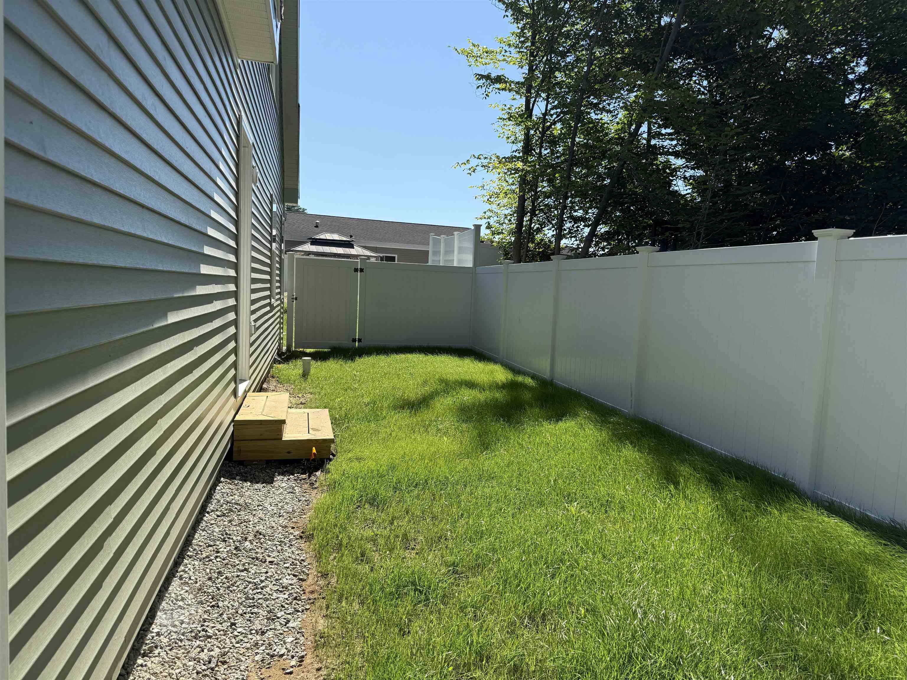 Back Yard with Privacy Fence