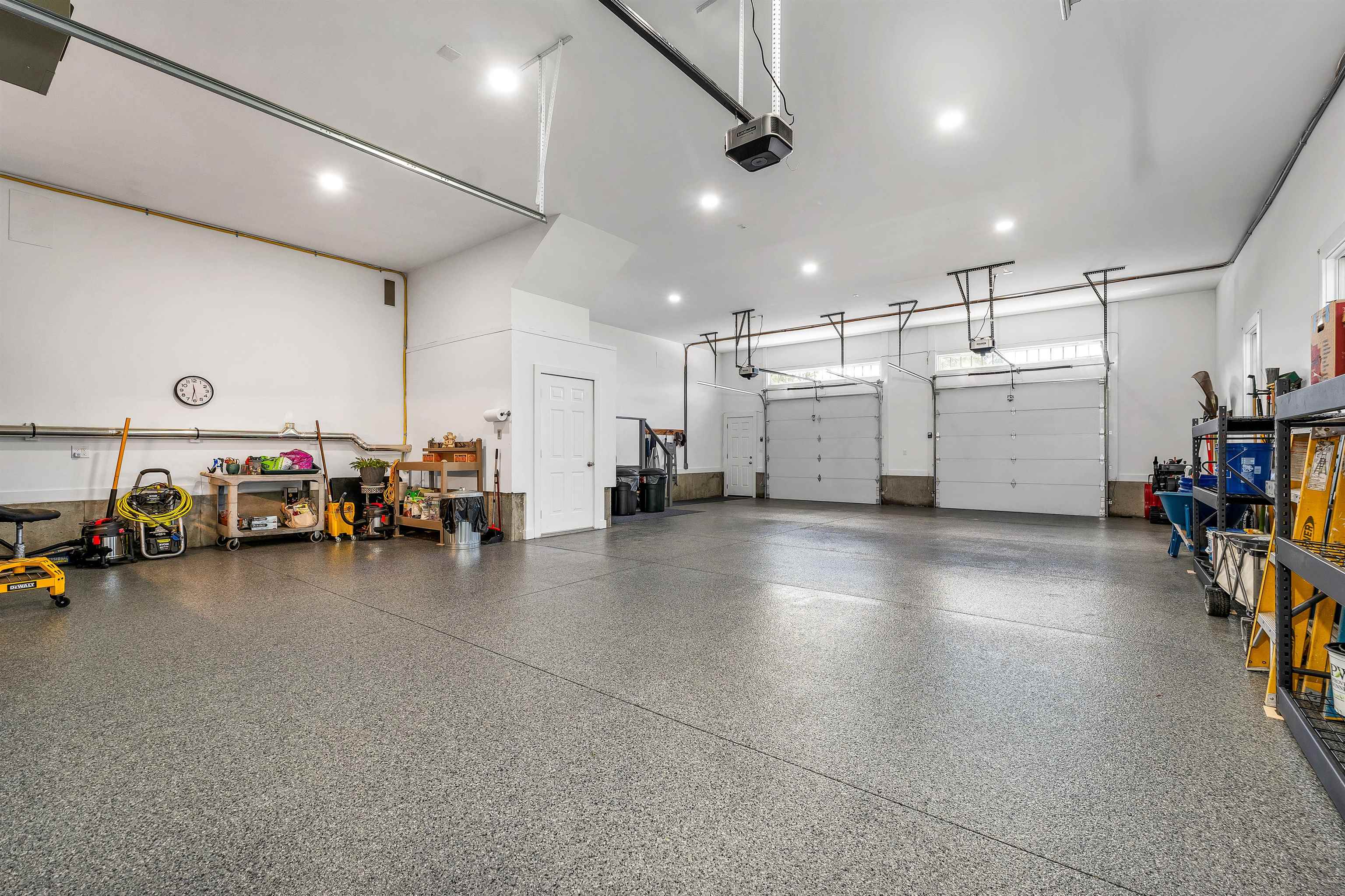 new epoxy floor in heated garage