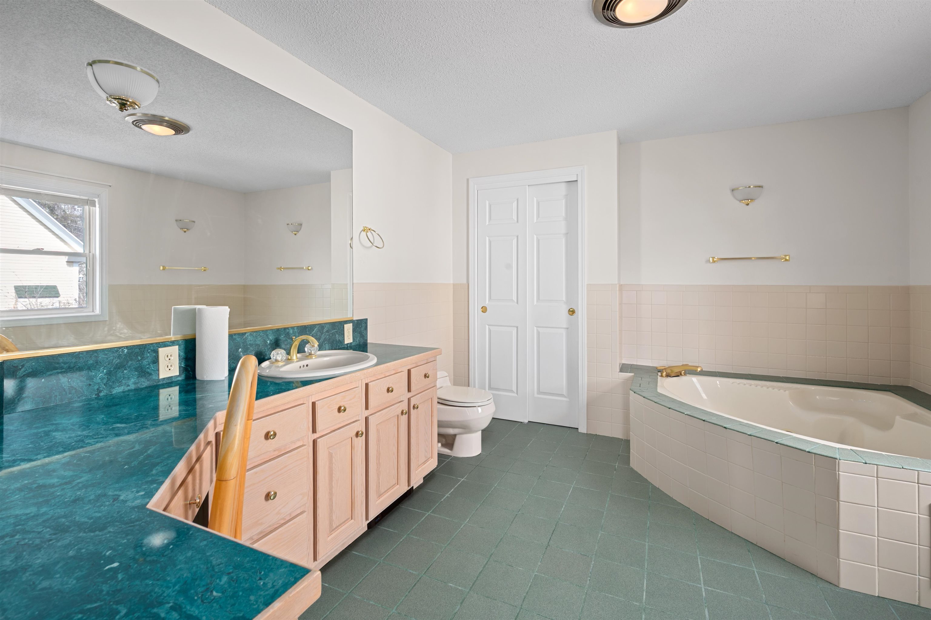 Primary bath off bedroom