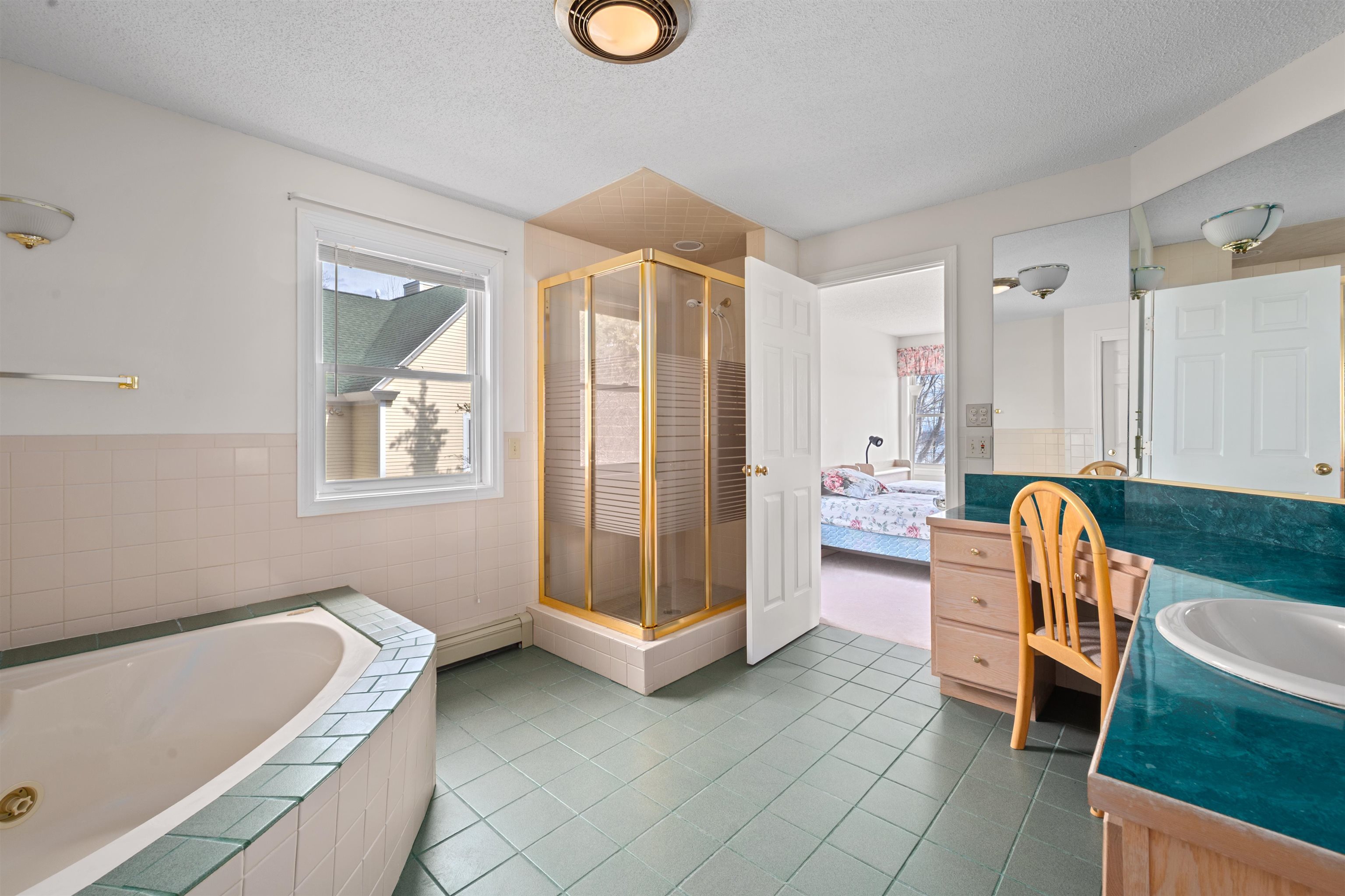 Primary bath off bedroom