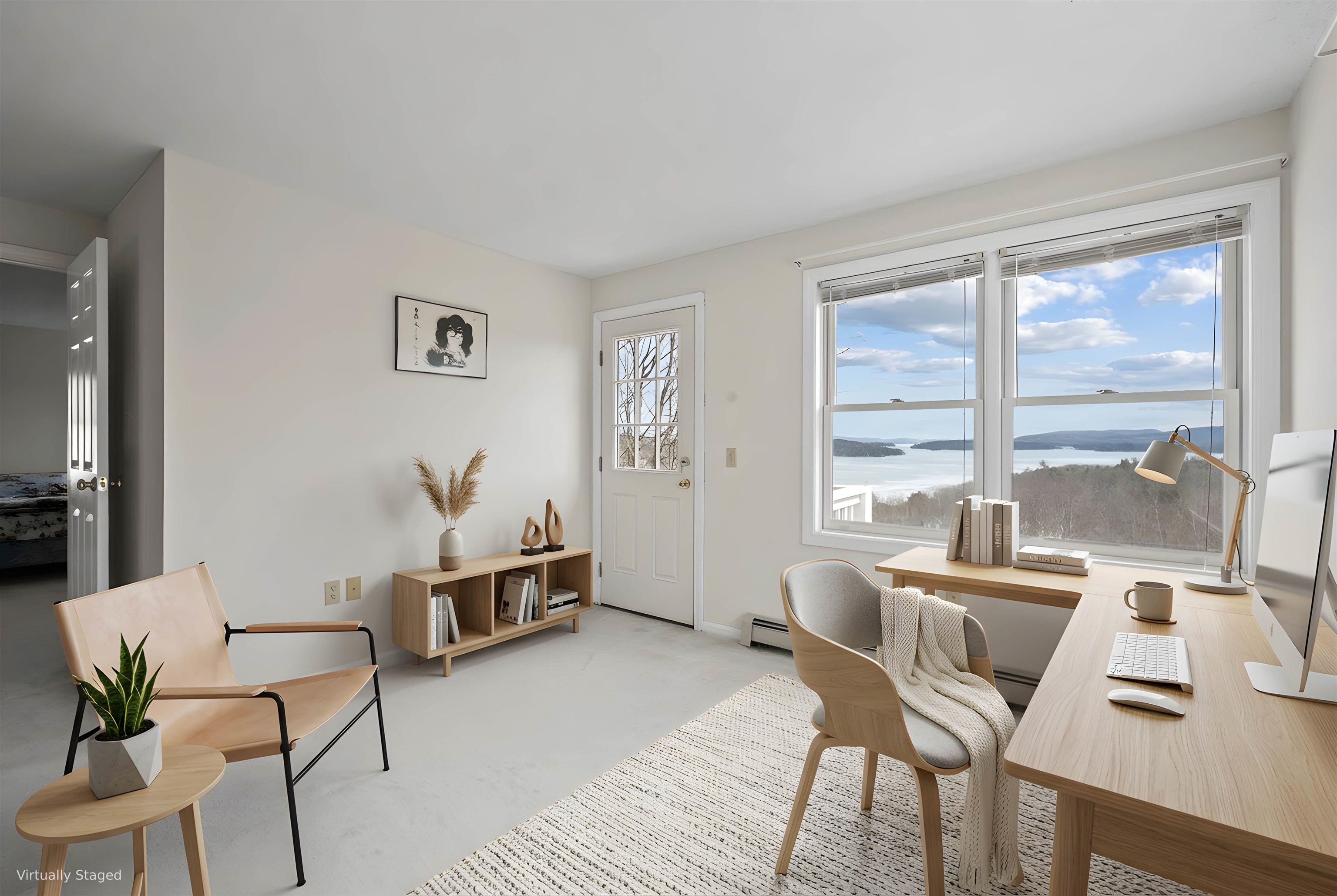 Virtually Staged office/bedroom