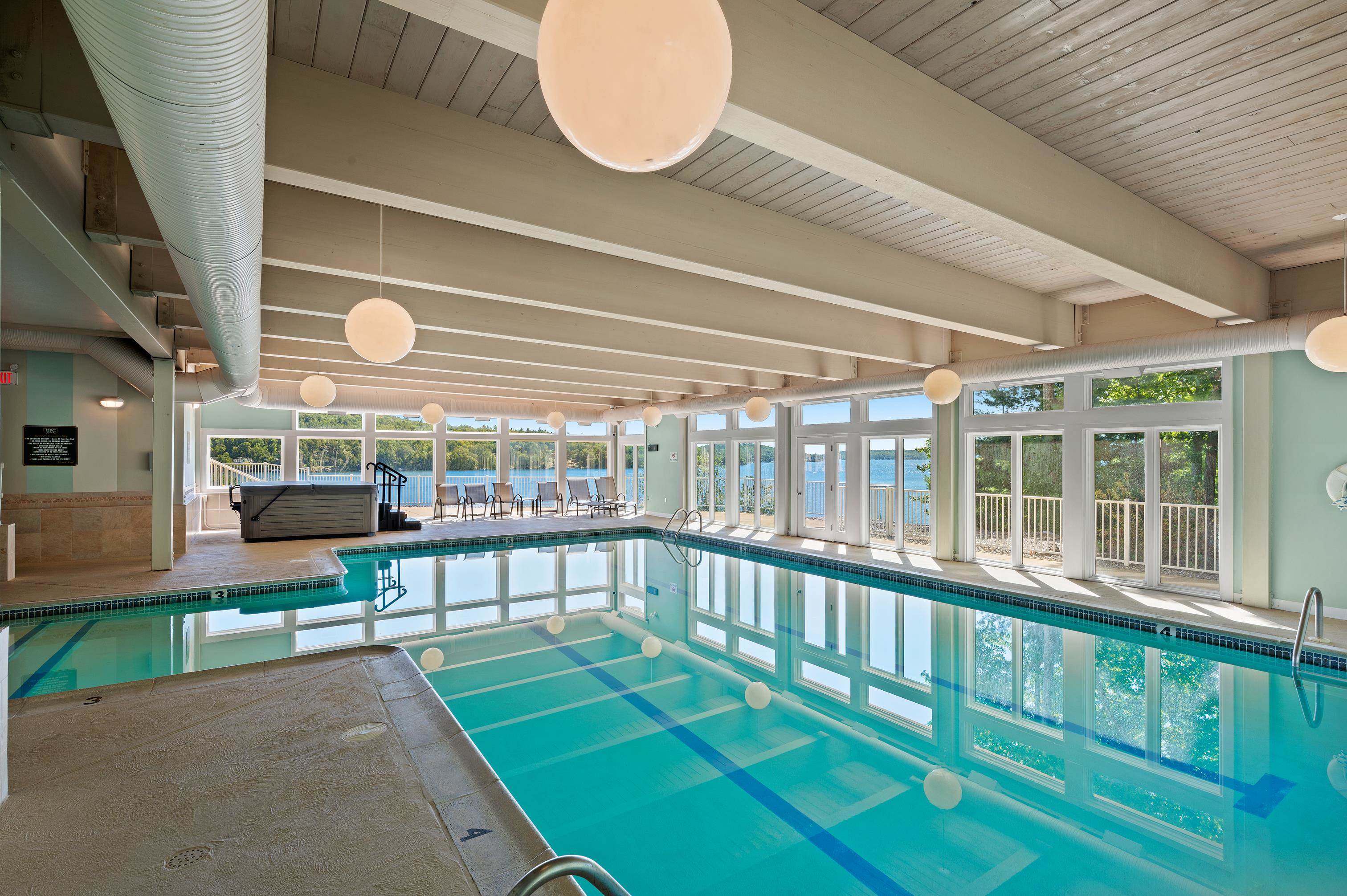 Indoor pool in clubhouse
