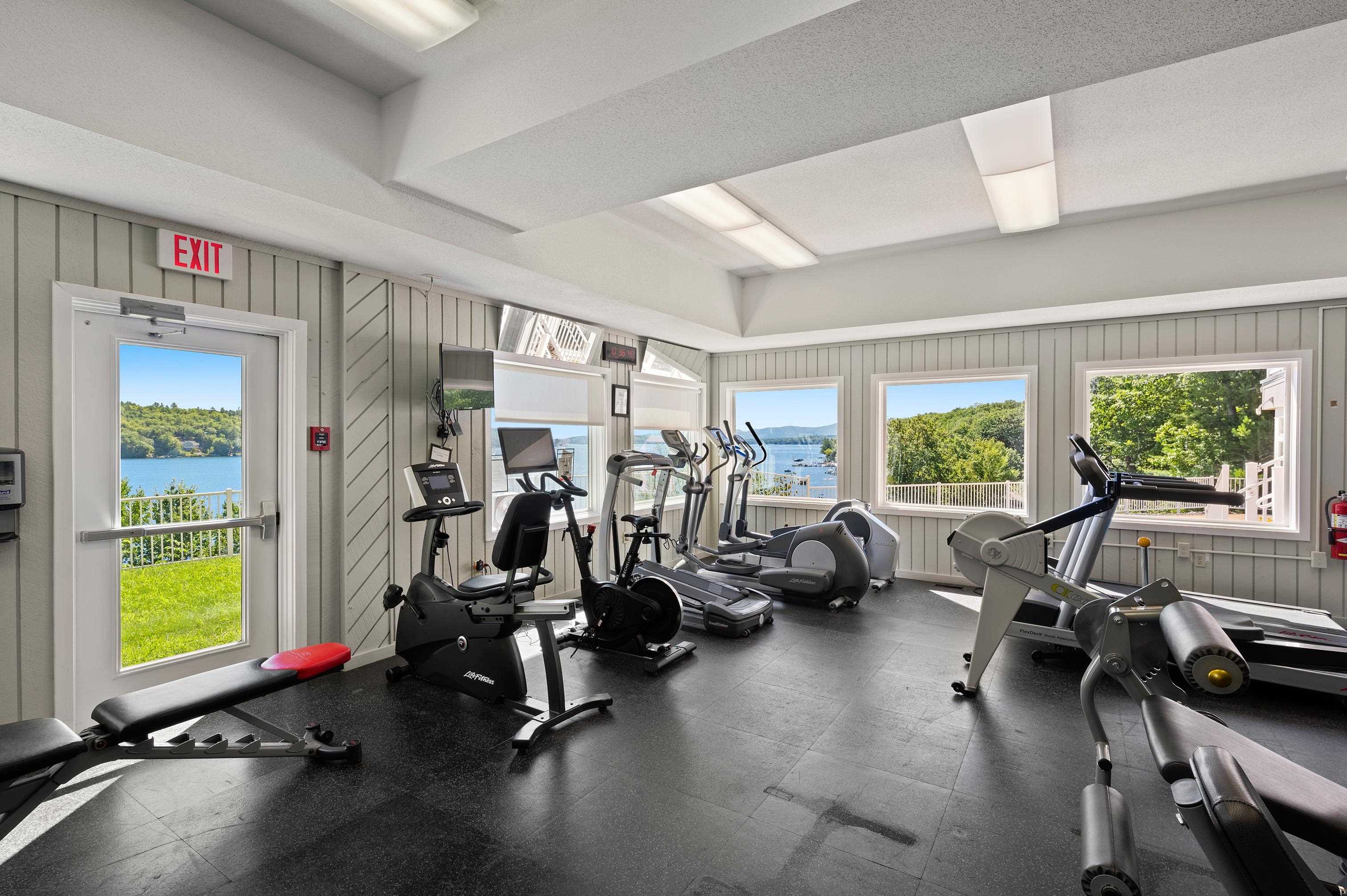 Gym in clubhouse
