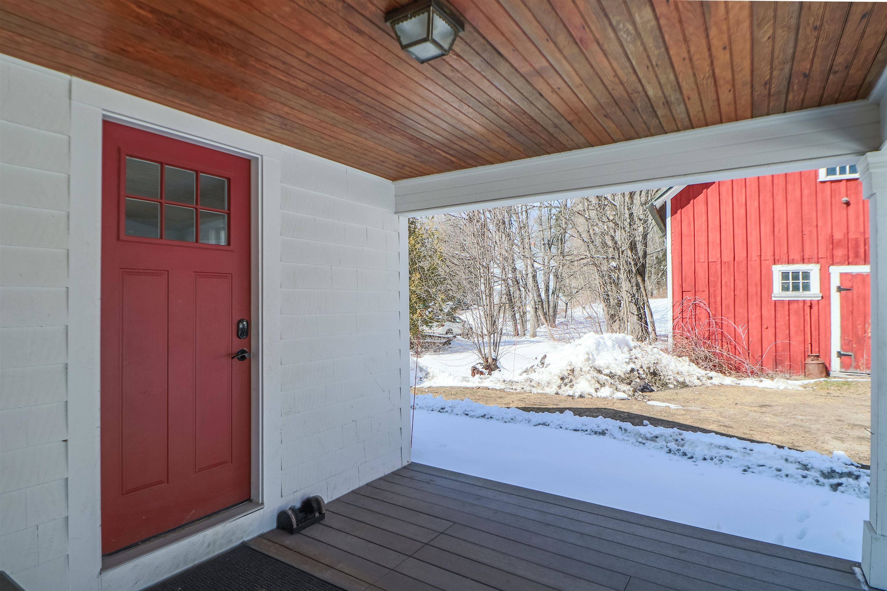 Entrance to the mudroom