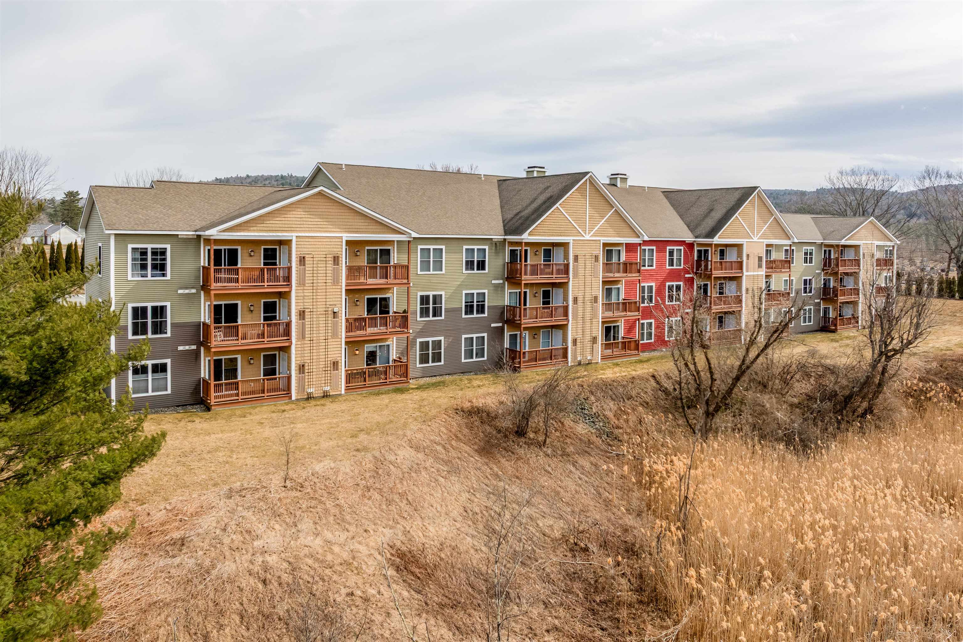 Back side of view. Unit 108 is on back side of building. Great view.