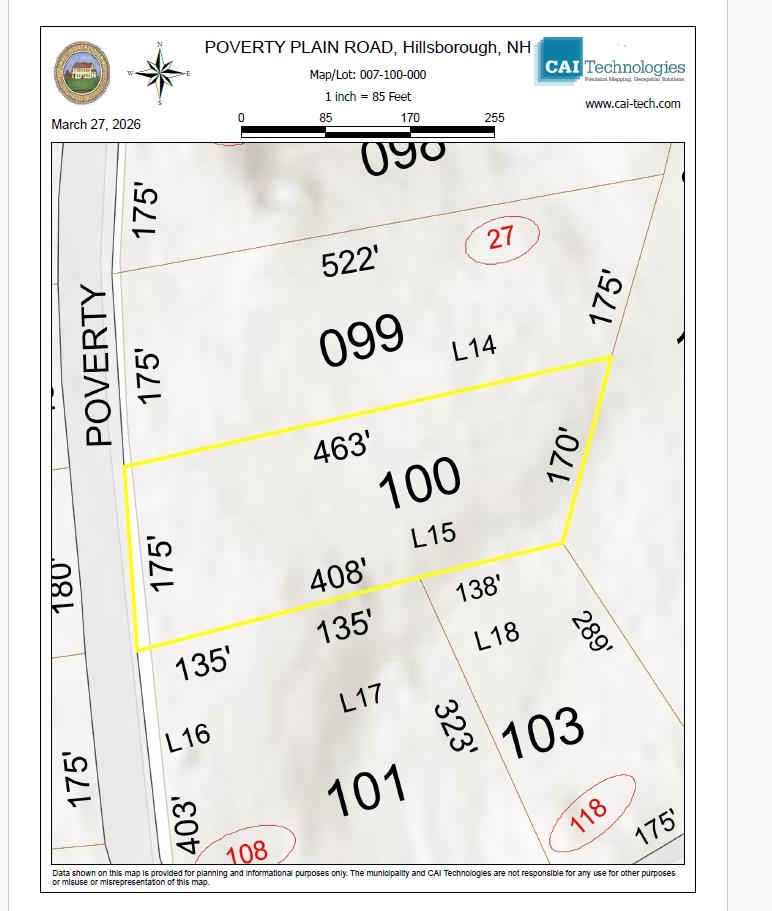 0 Poverty Plain Rd, Hillsborough, NH 03244