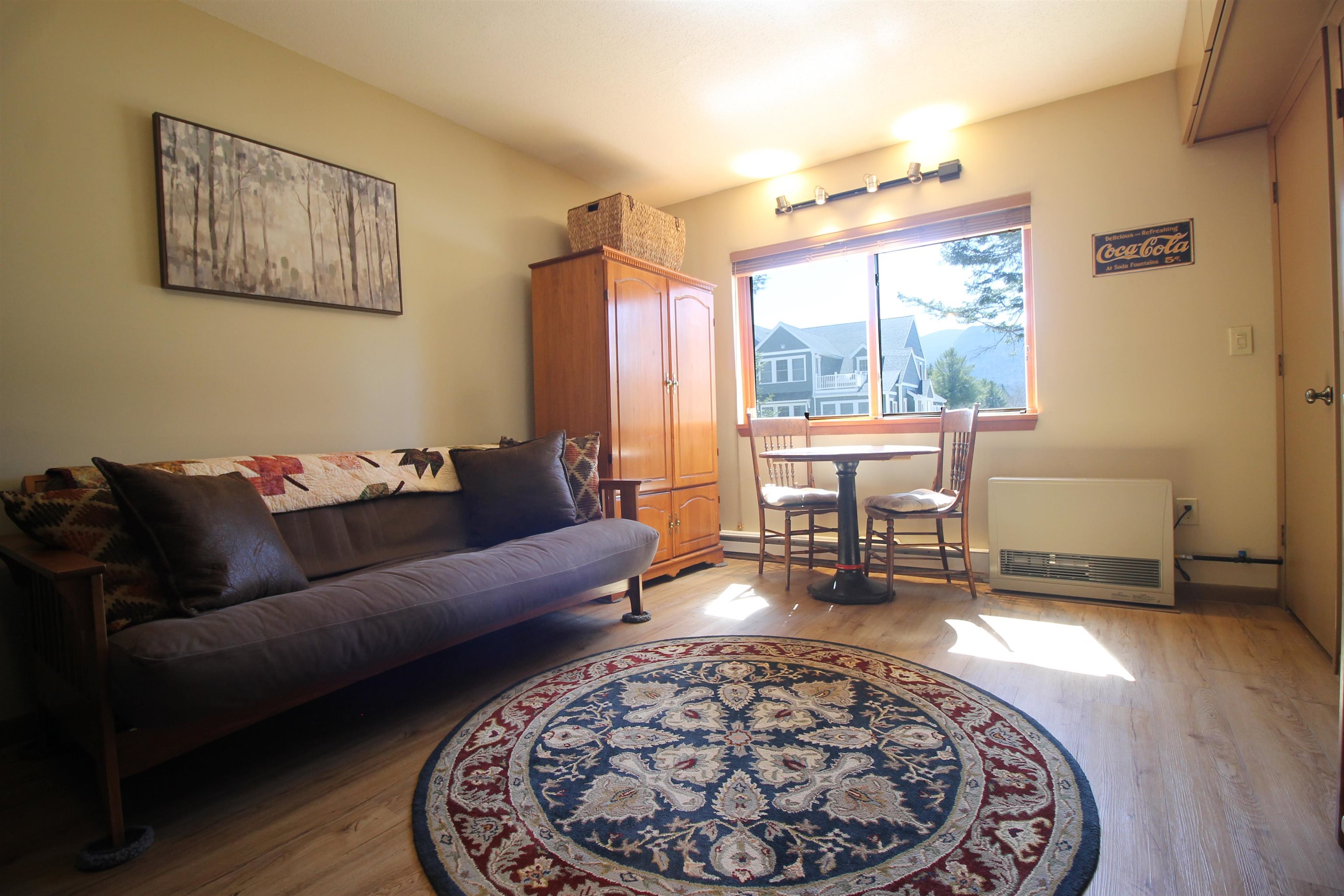 2nd bedroom is set up as a sleepig/living space