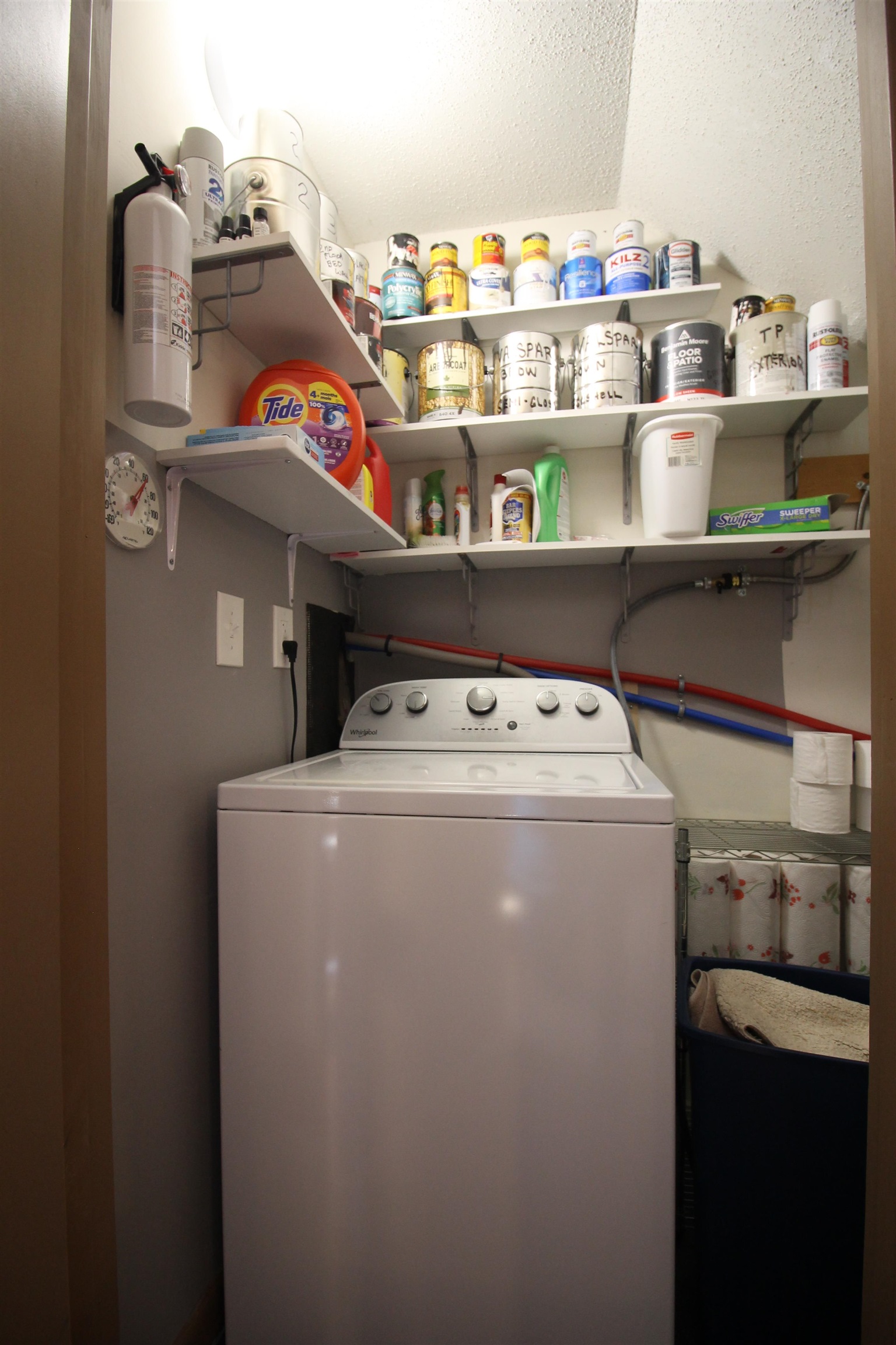 Great second closet for storage