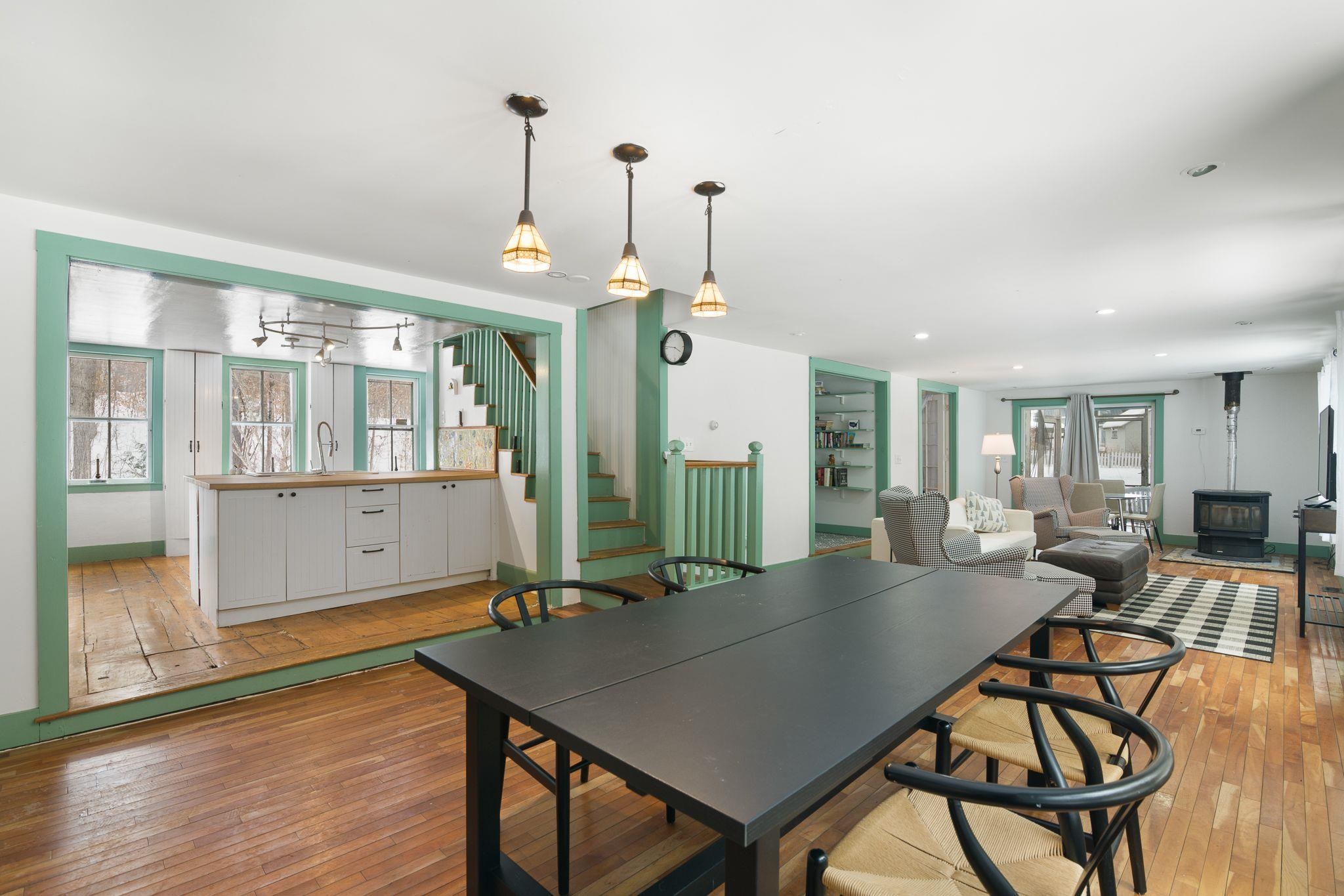 Wonderful open concept.