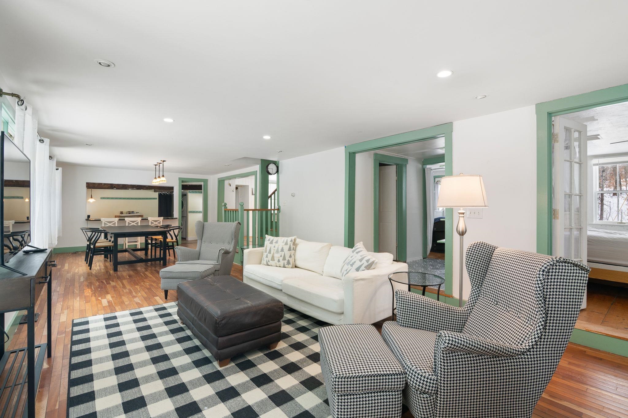 Living view to dining.