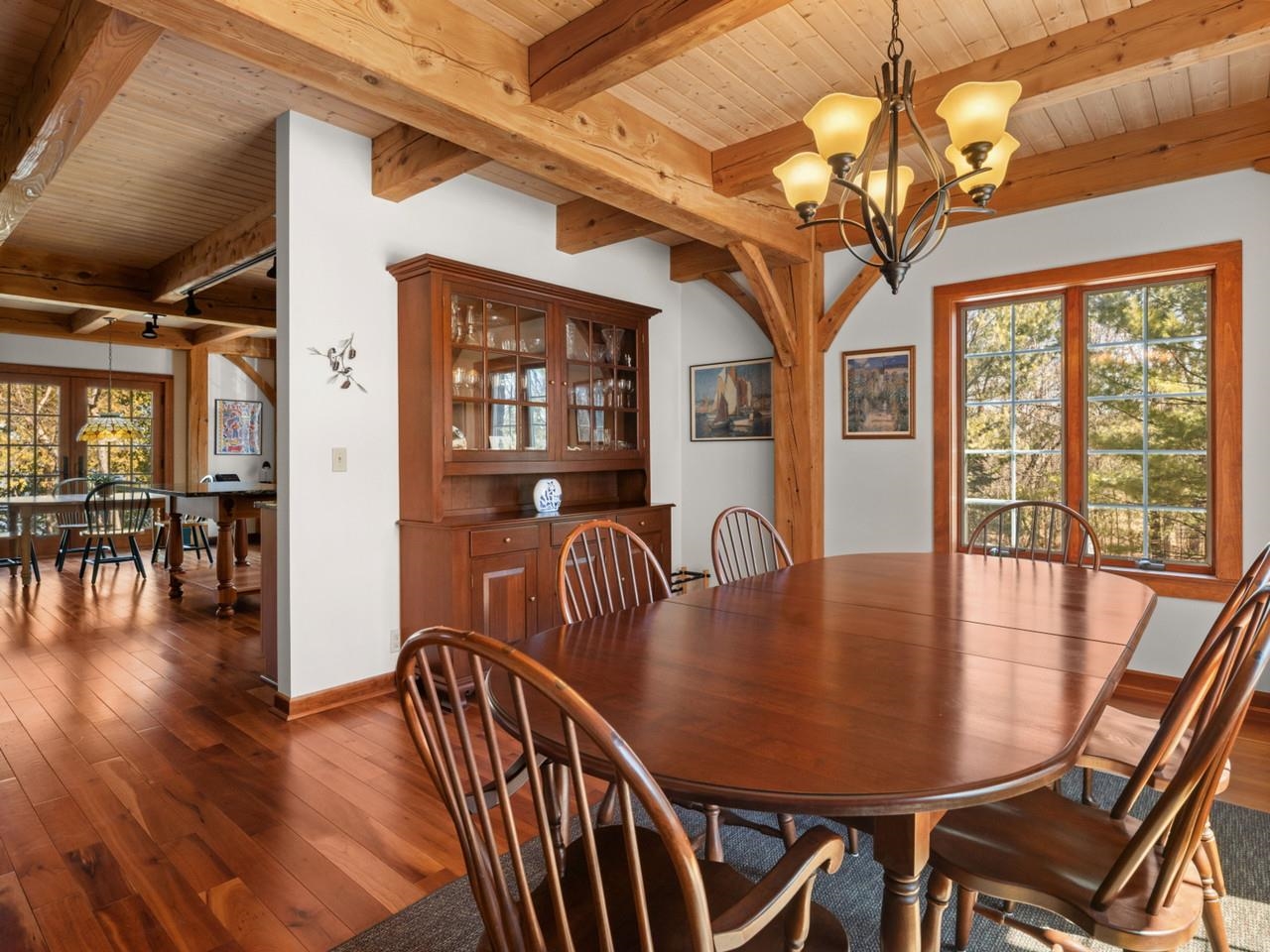 Dining to kitchen view