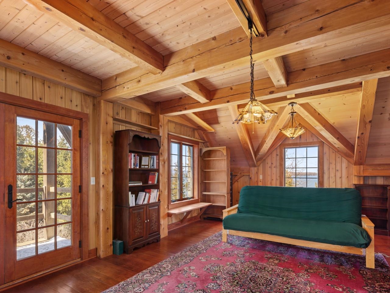 Family room with balcony