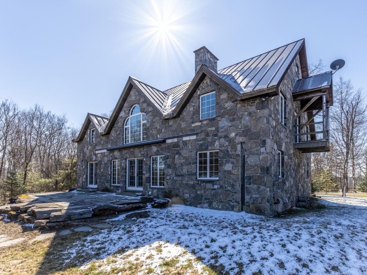 Striking Panton stone exterior