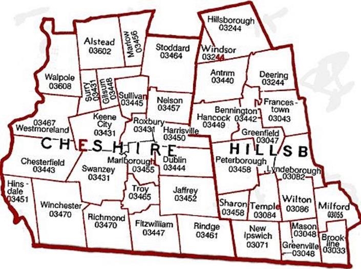 Towns in NH Surrounding Fitzwilliam