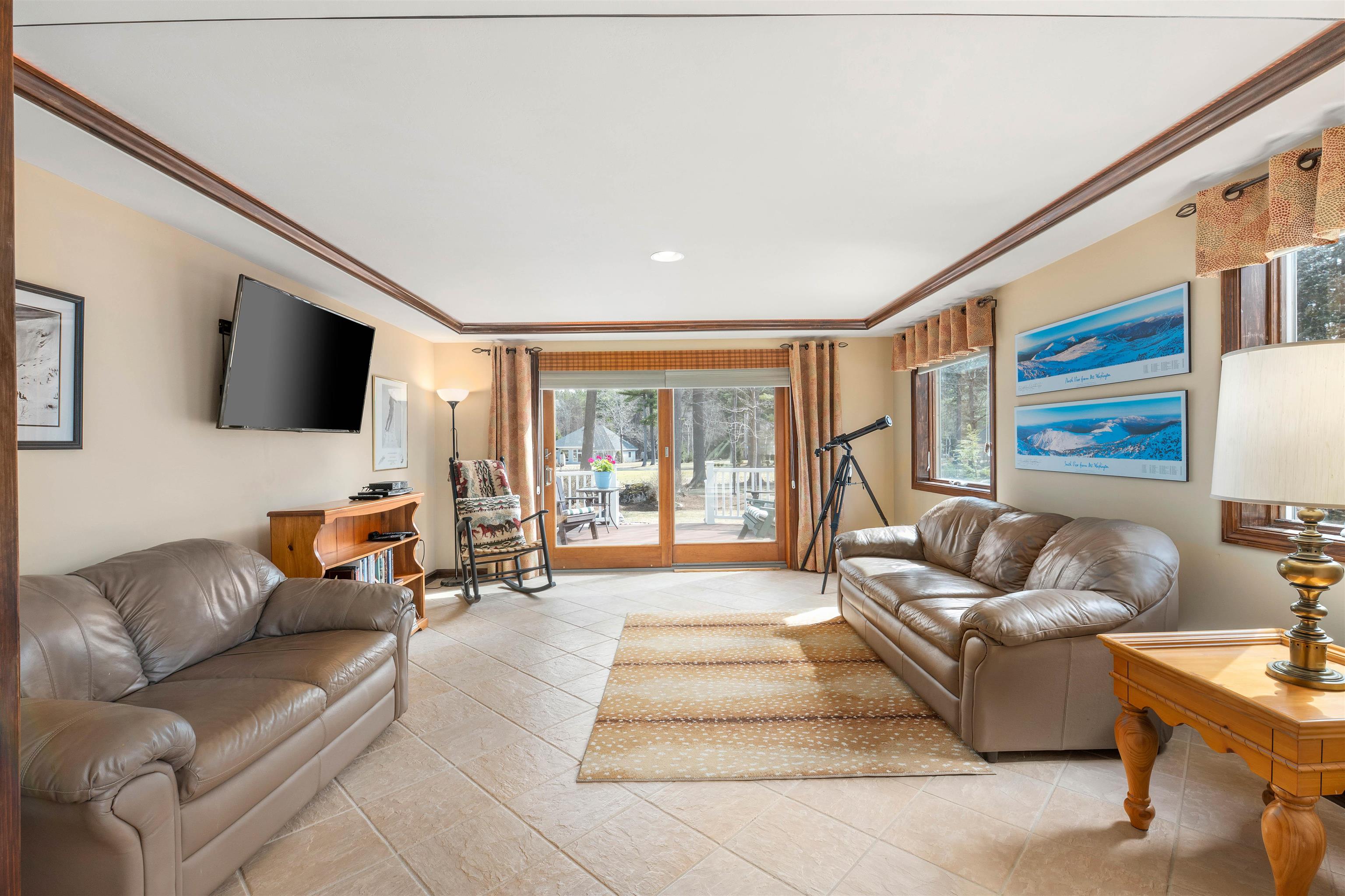 Family Room & View of 8th Hole