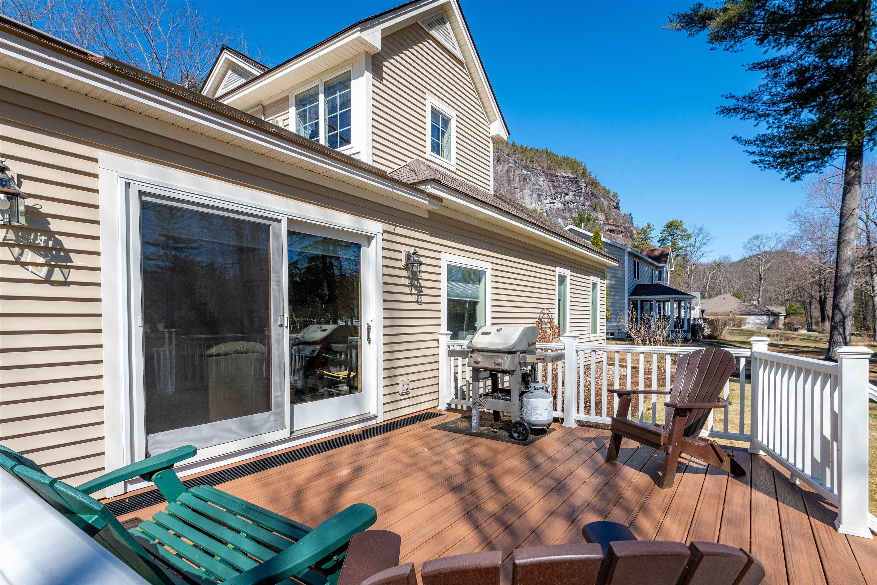 From deck looking onto White Horse Ledge