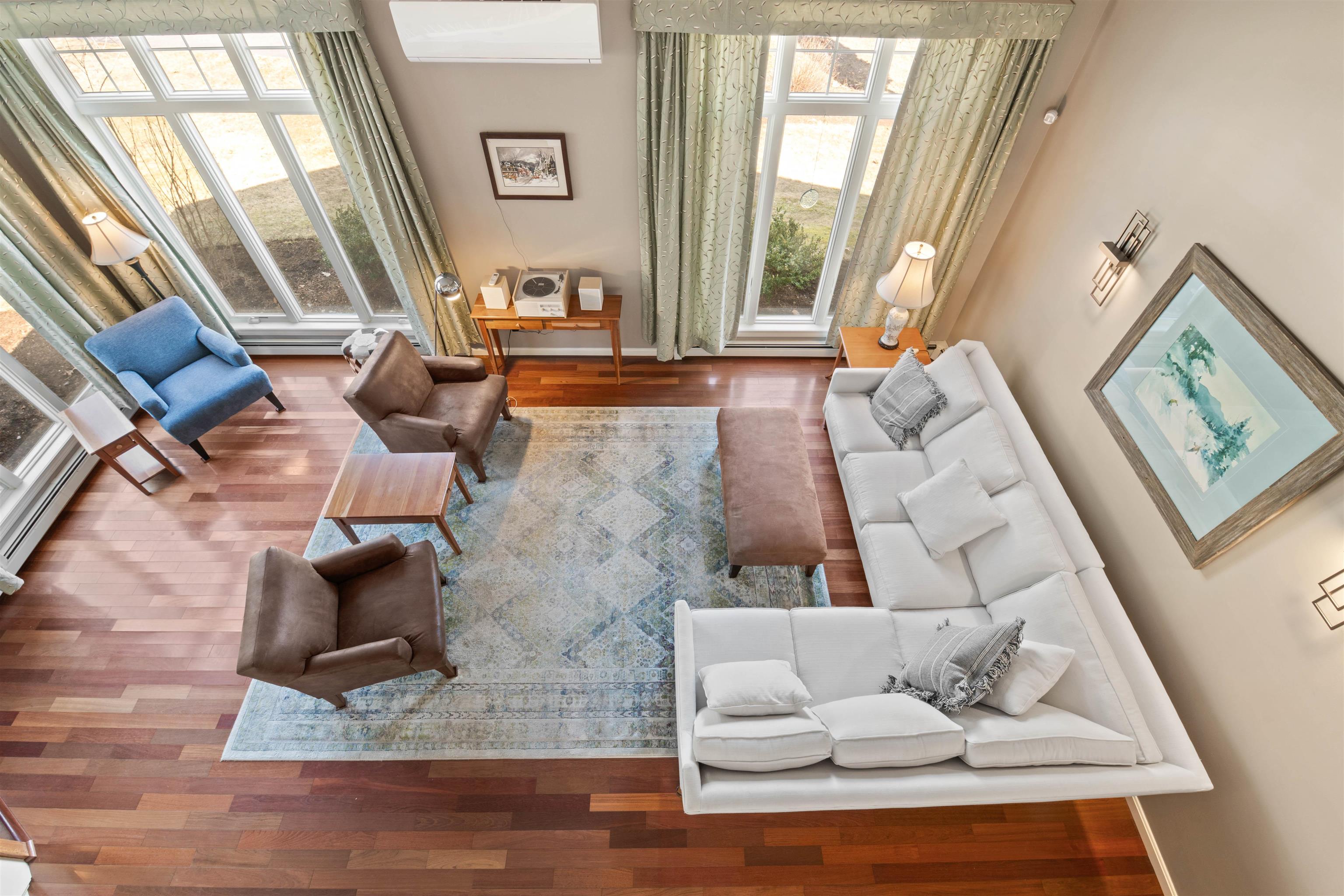 Looking Down to Living Room