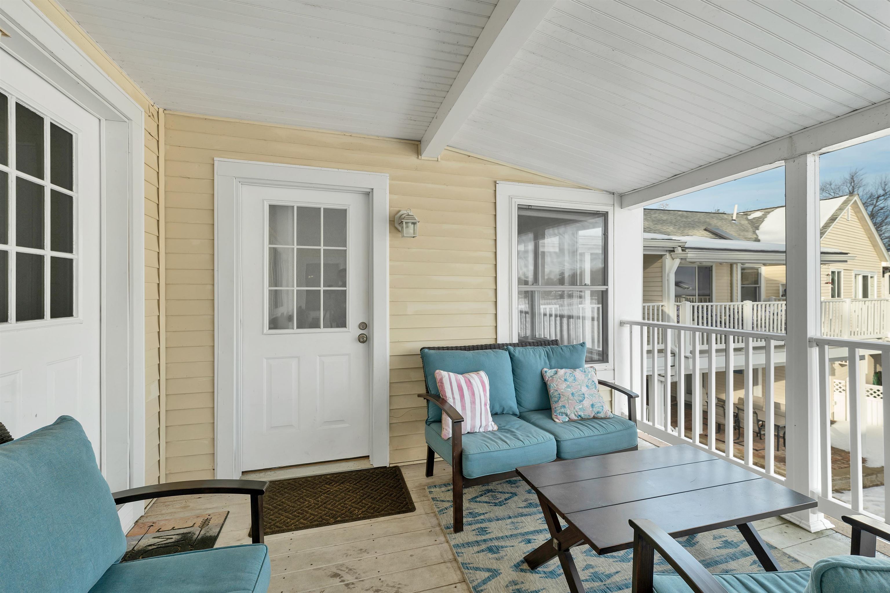 Relax on your private covered porch