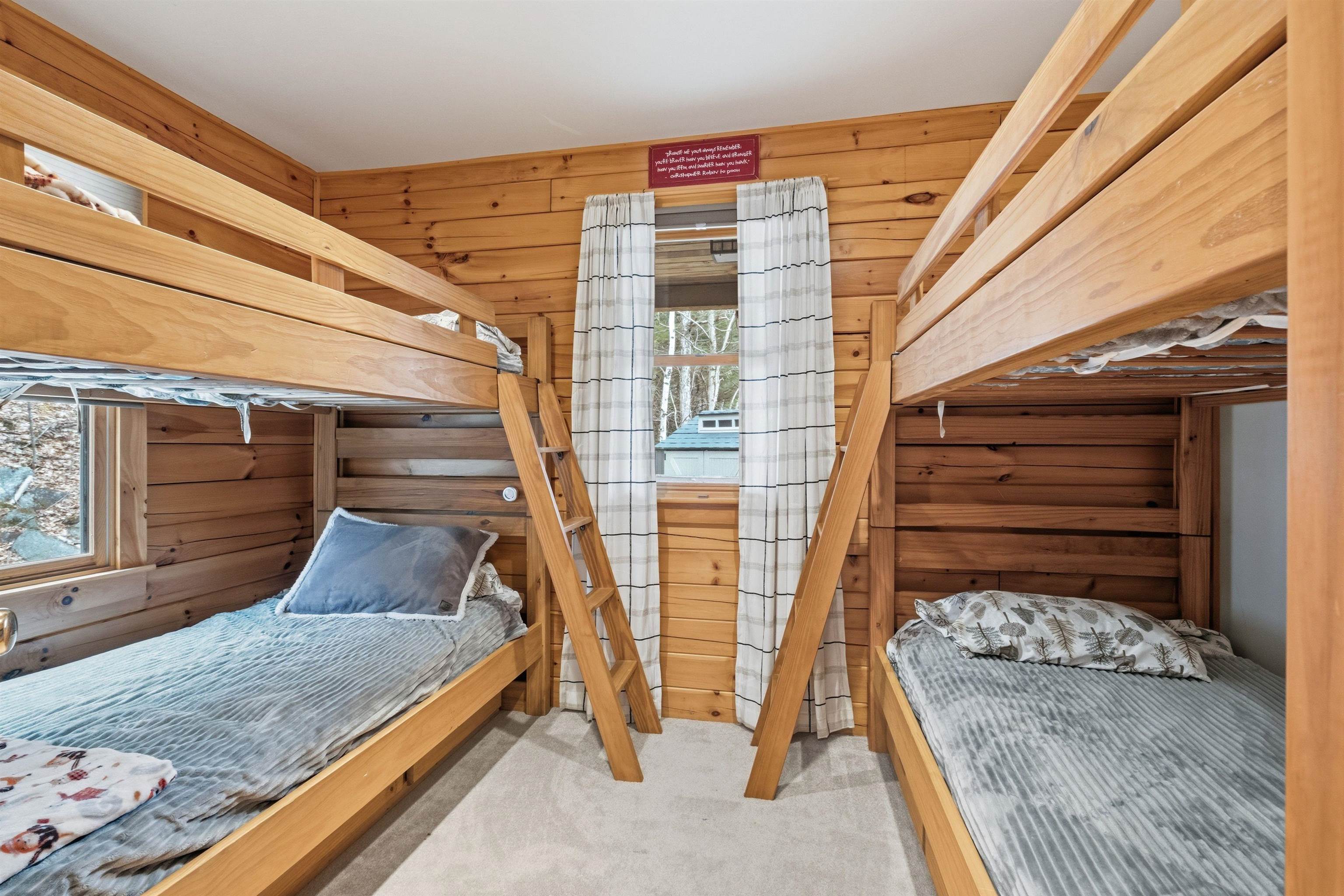 Bedroom 3 with closet and 2 windows