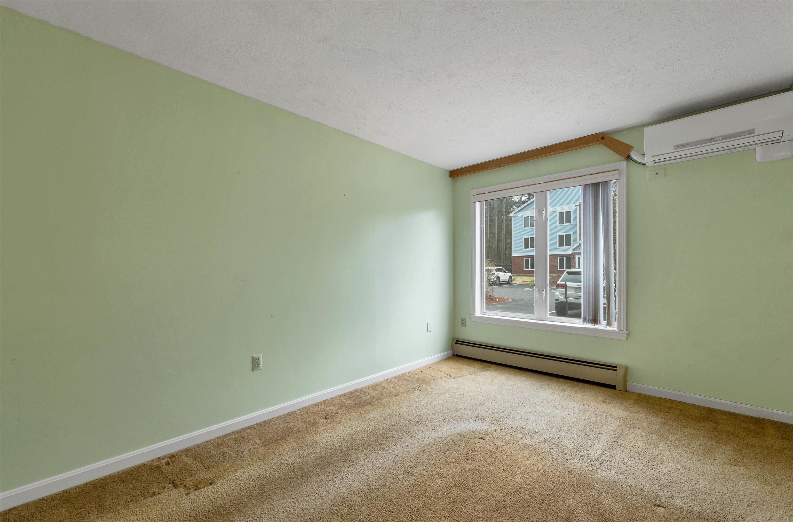 Bedroom 2 with mini-split