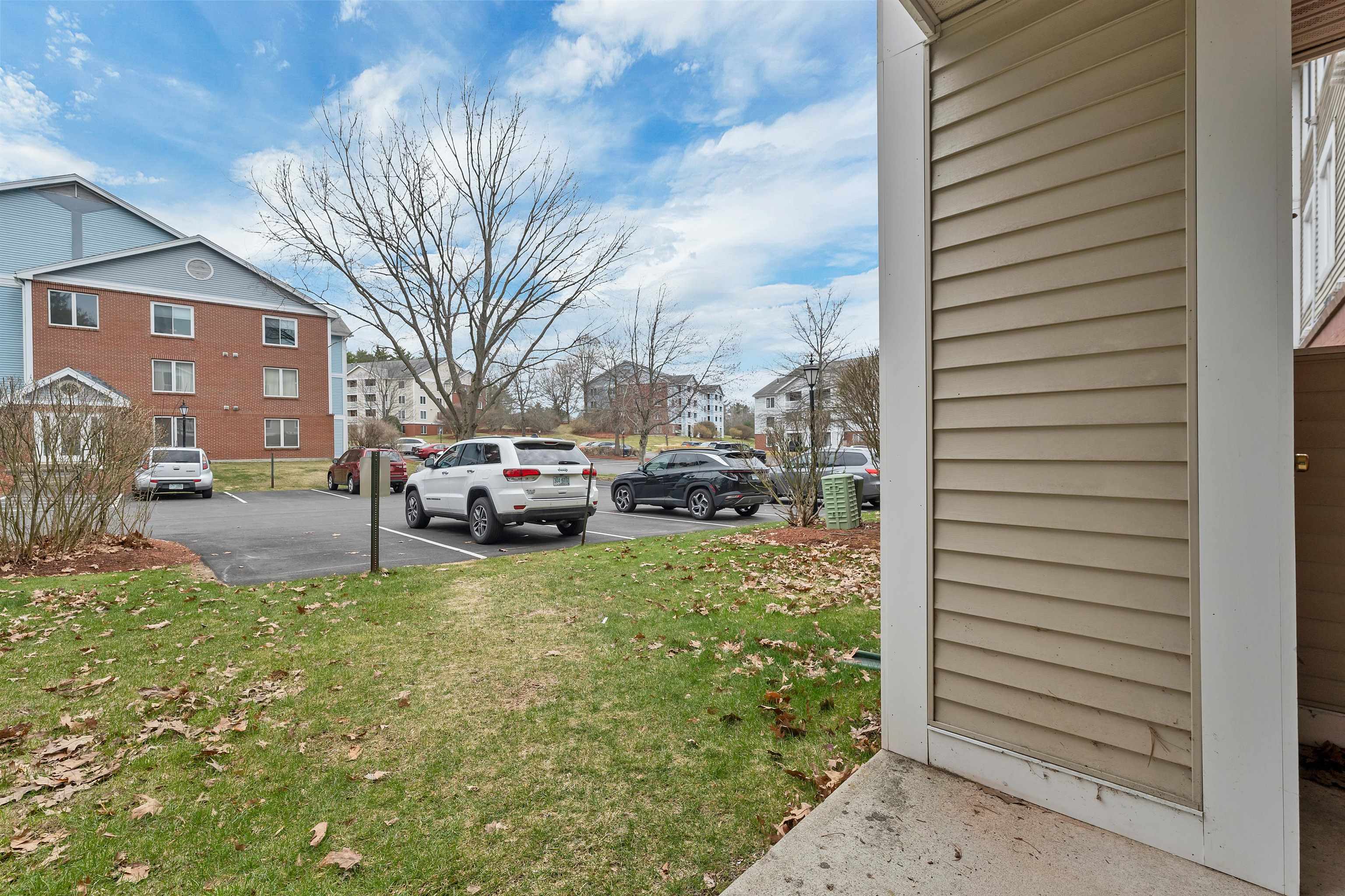 Easy access to patio from parking lot
