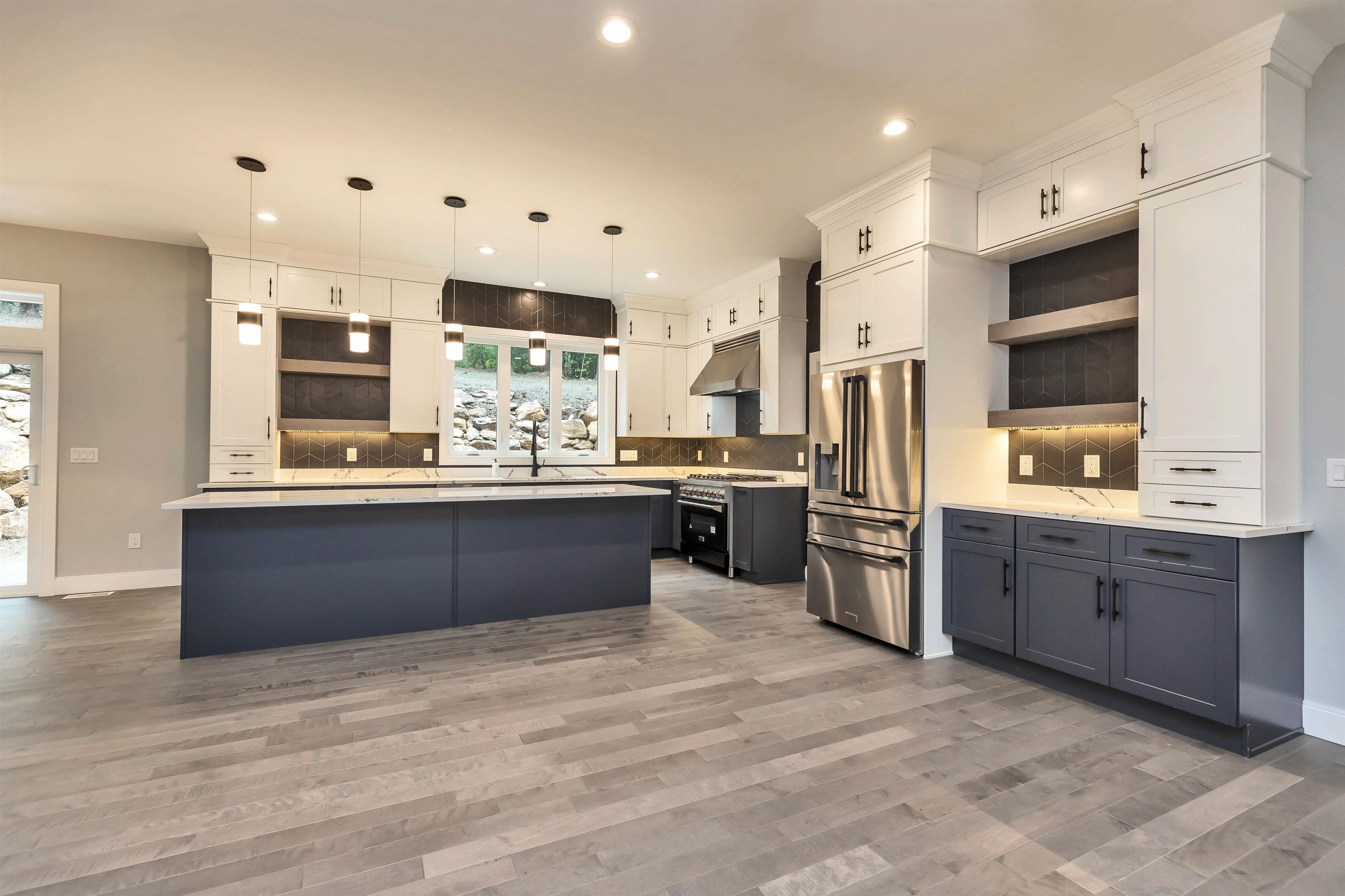 Gleaming hardwood floors!