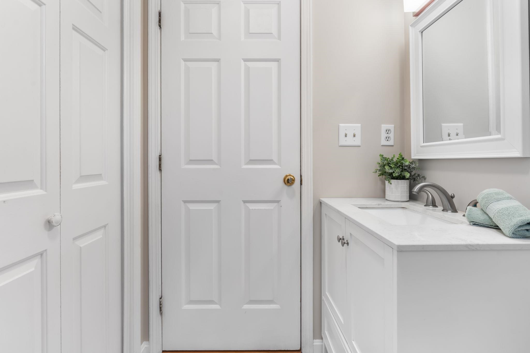 Main Level Laundry and Bath