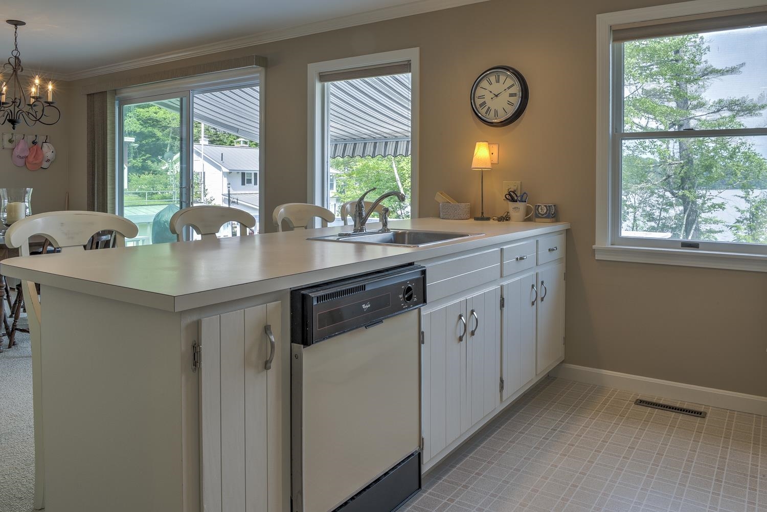 Kitchen Open to Dining Room