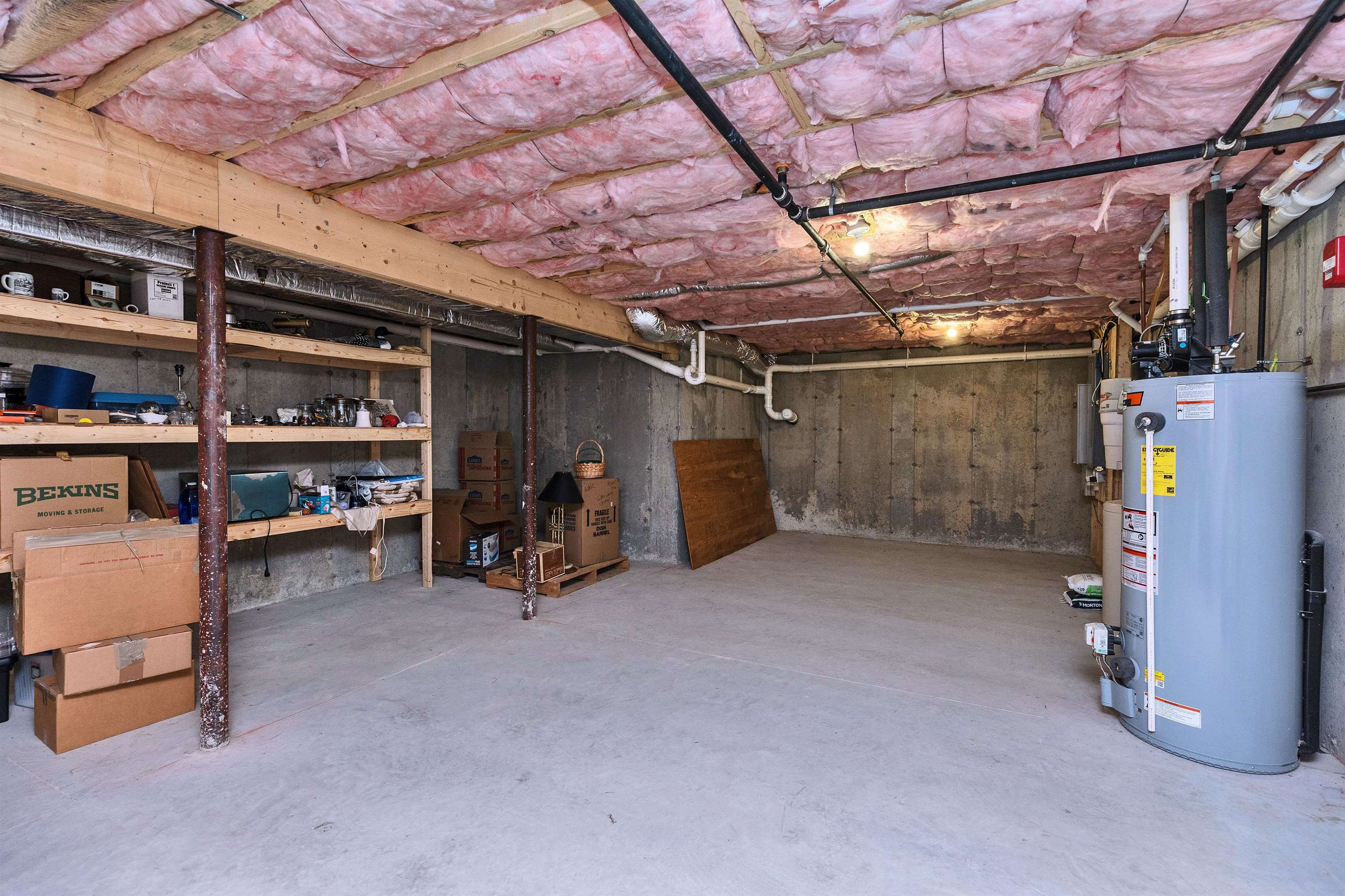 Expansive basement offering excellent potential for future finished space.