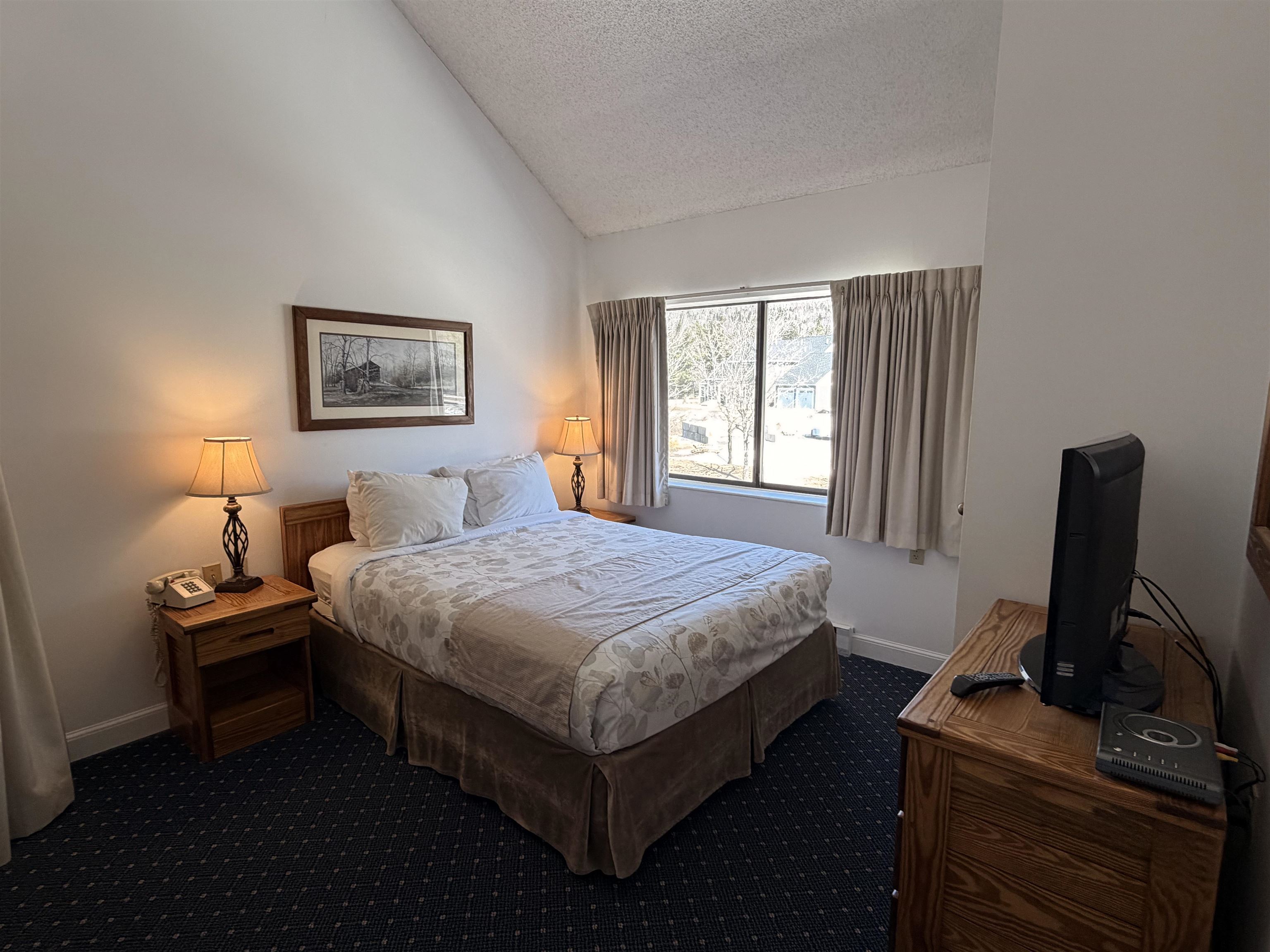 Queen sized bed... but there