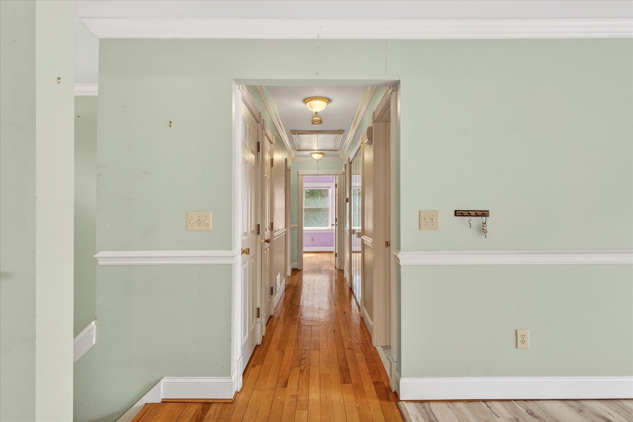 Hallway off dining room/living room