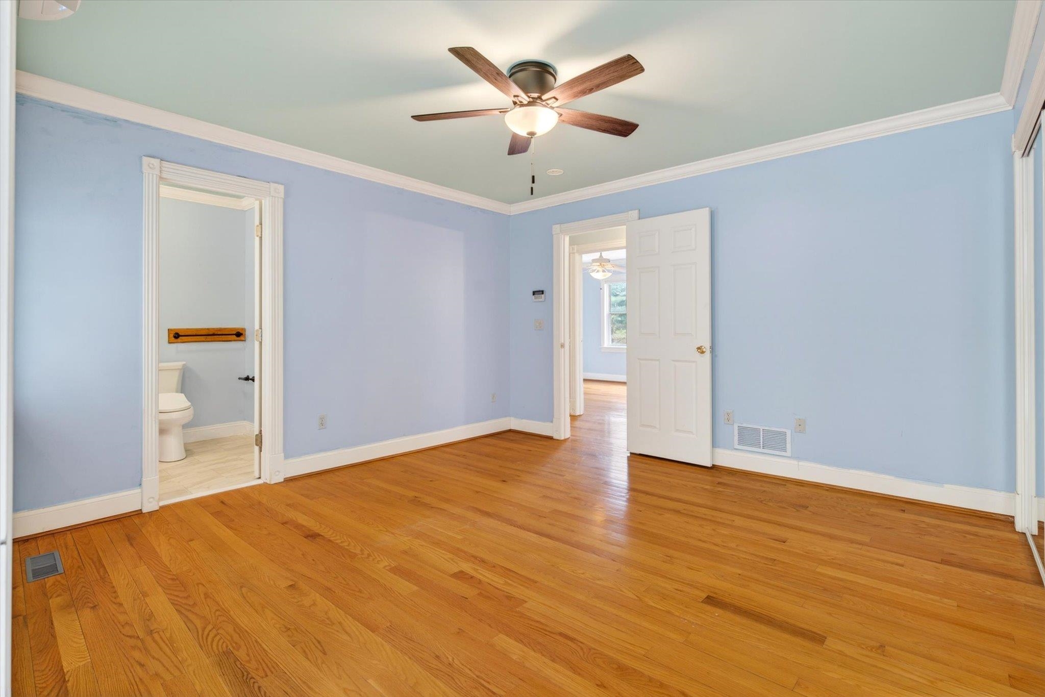 Primary bedroom with en-suite bath