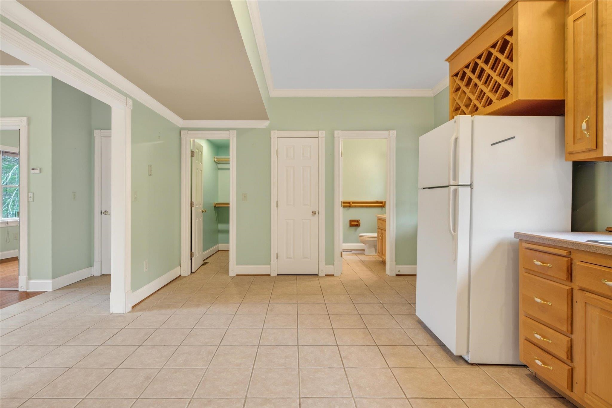 Apartment kitchen and dining room