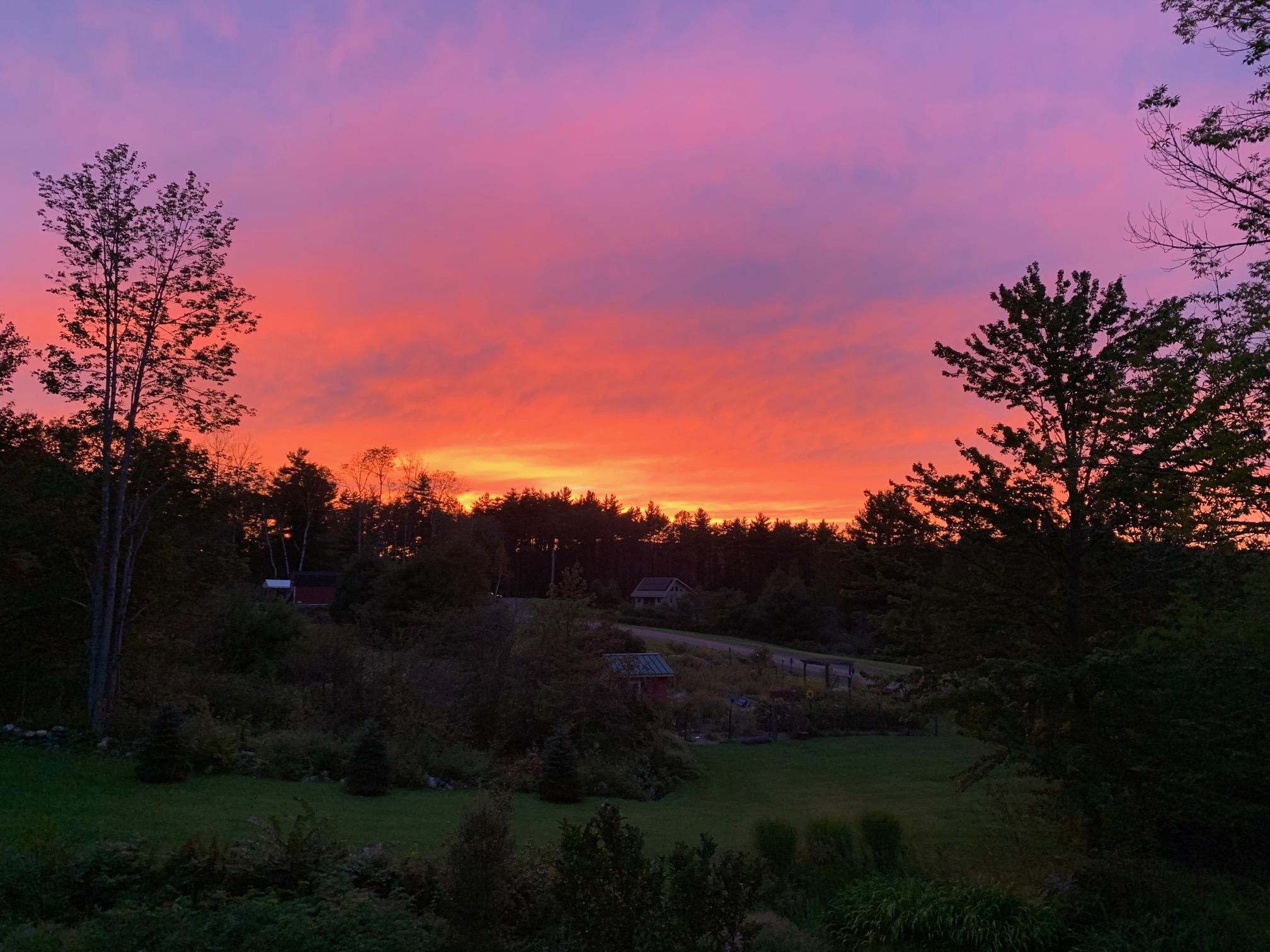 Sunset from the rear deck. 25029758