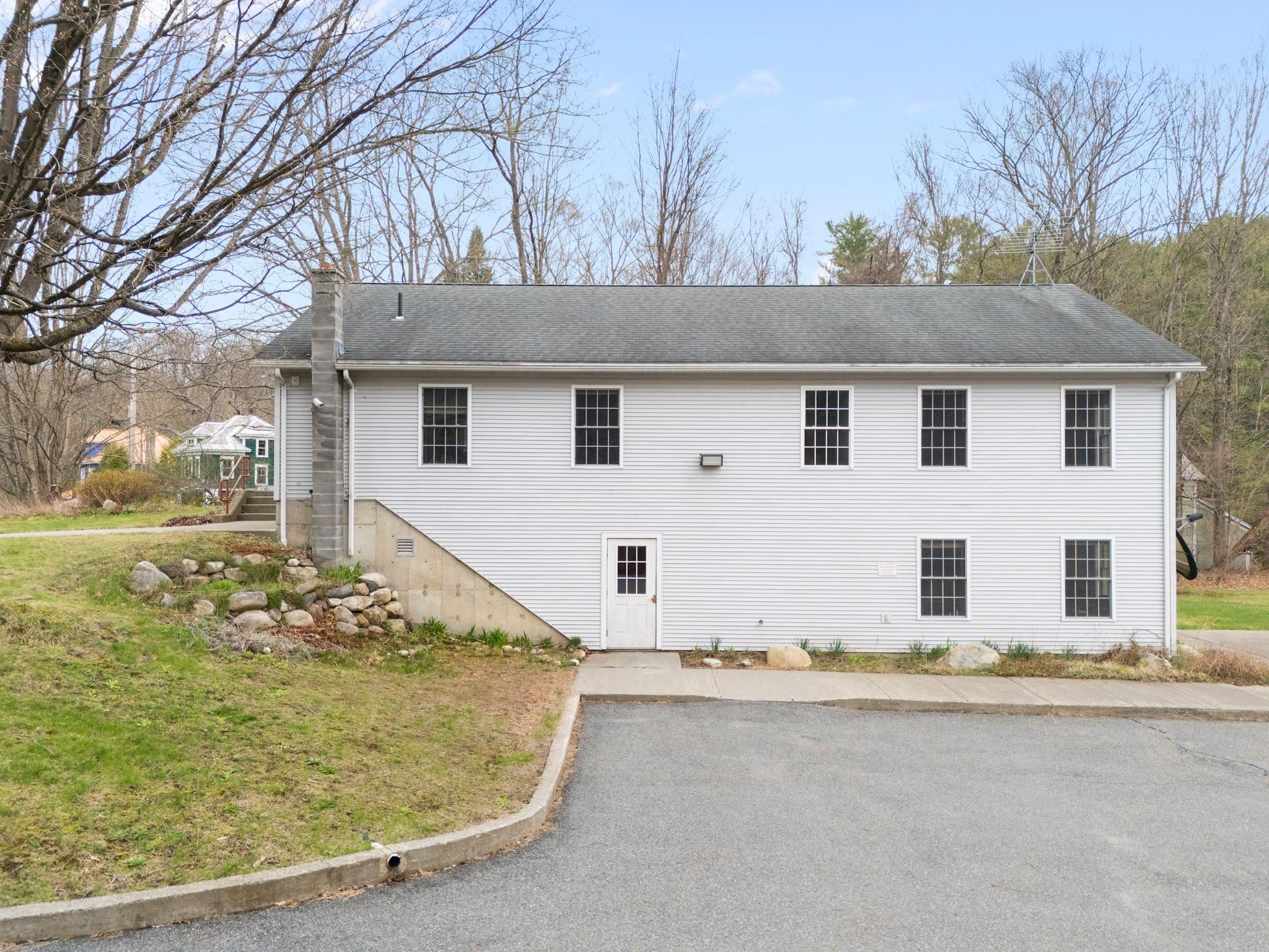 Entrance into lower level.