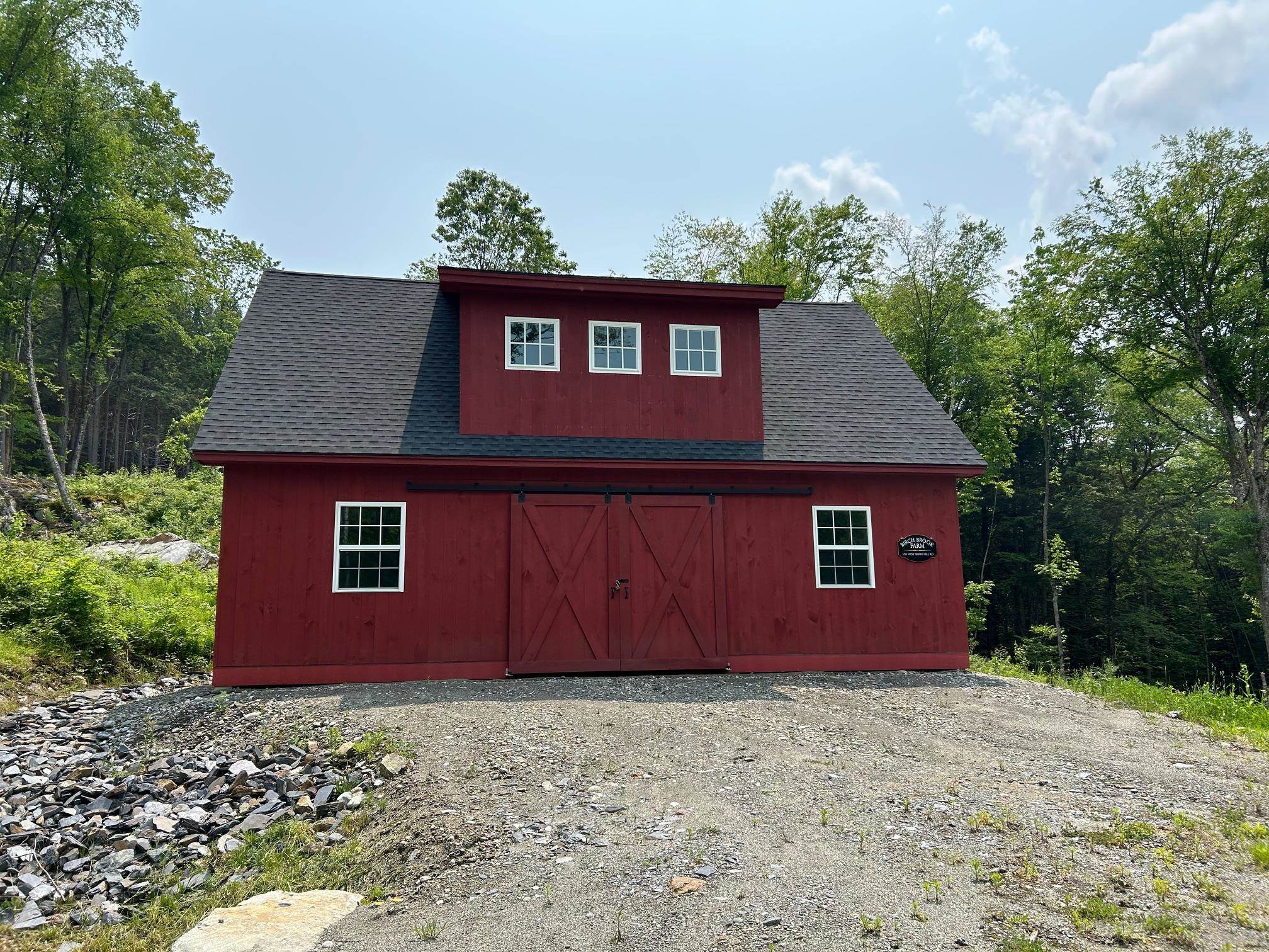 6x6 pressure treated pole barn construction, 14