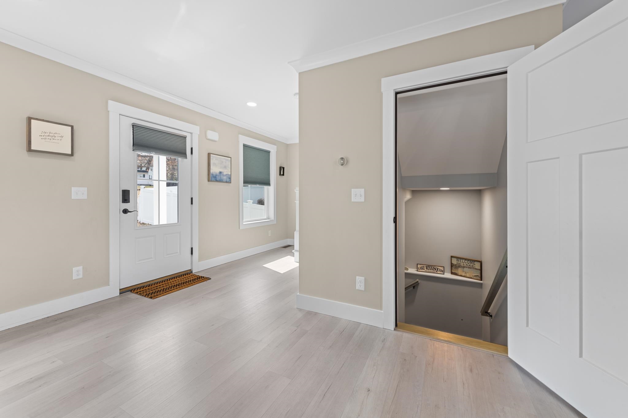 1st Floor Entry and Finished Basement Access