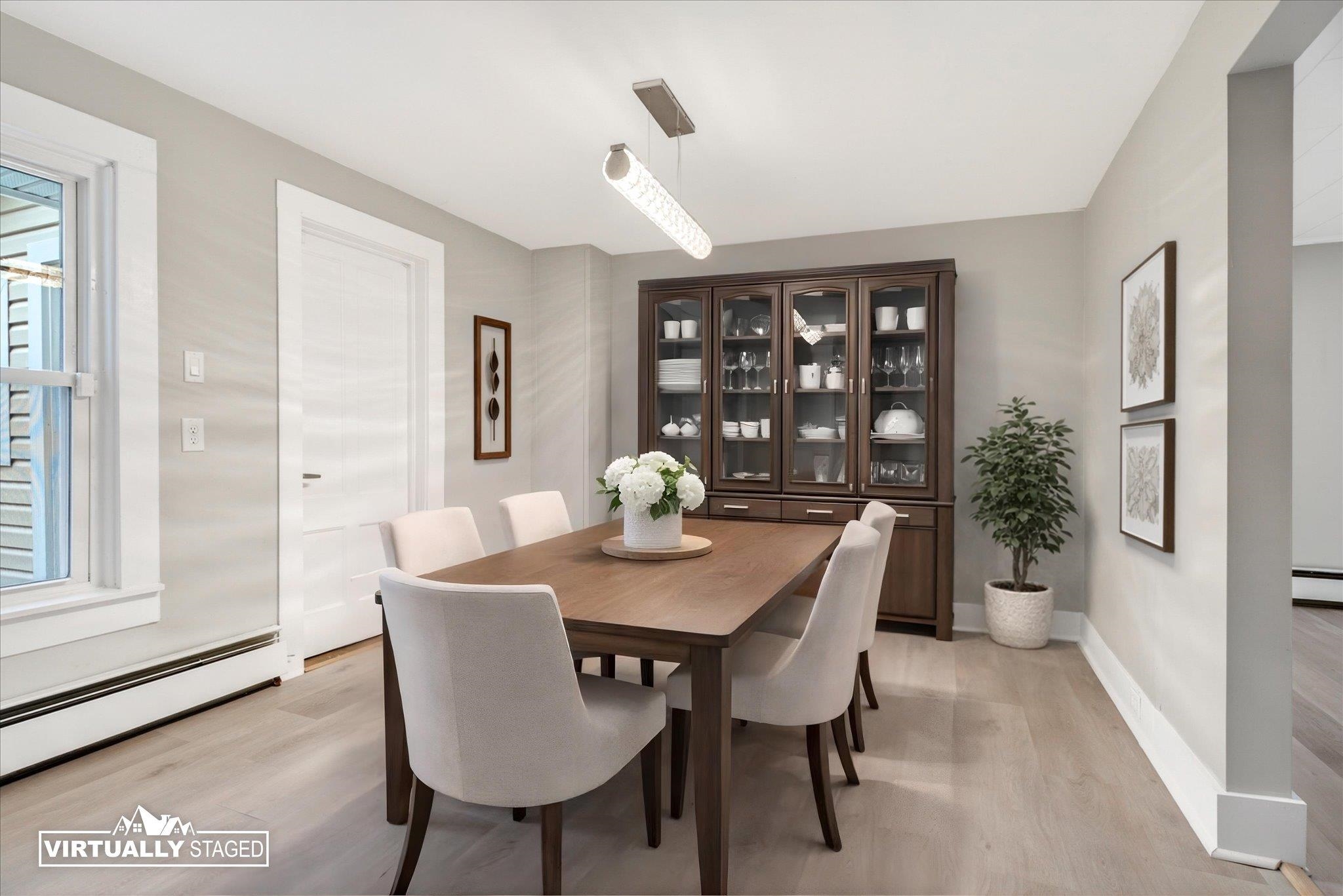 Dining room-Virtually staged