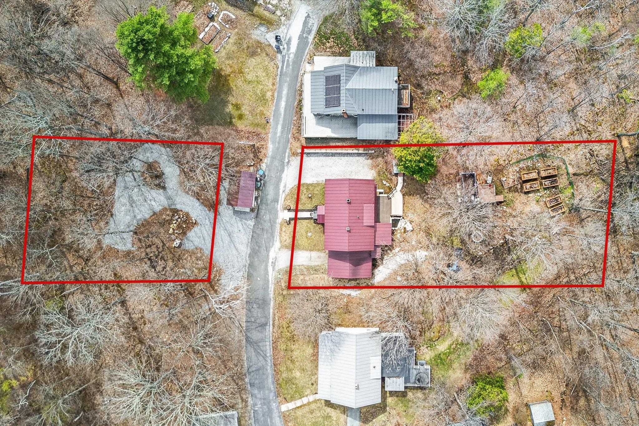 Parcel continues across the street for more privacy