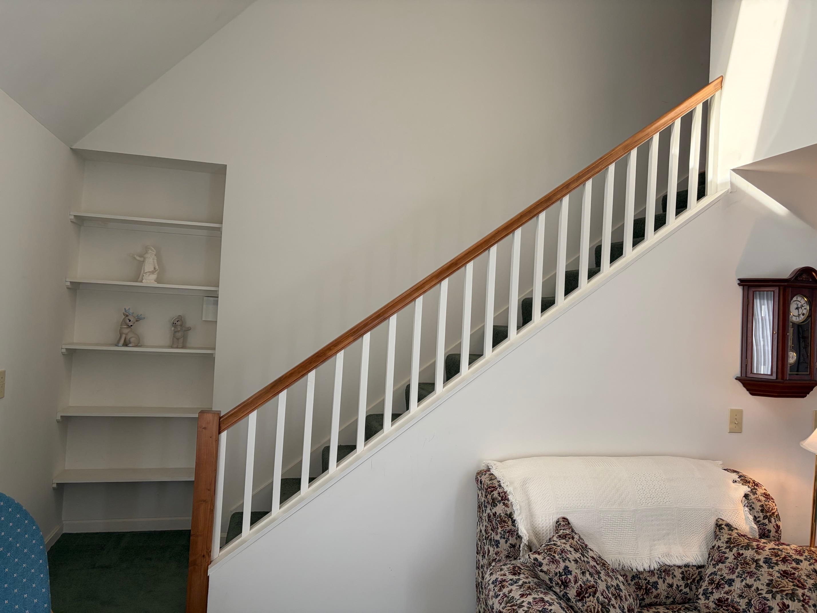 Stairway to third floor