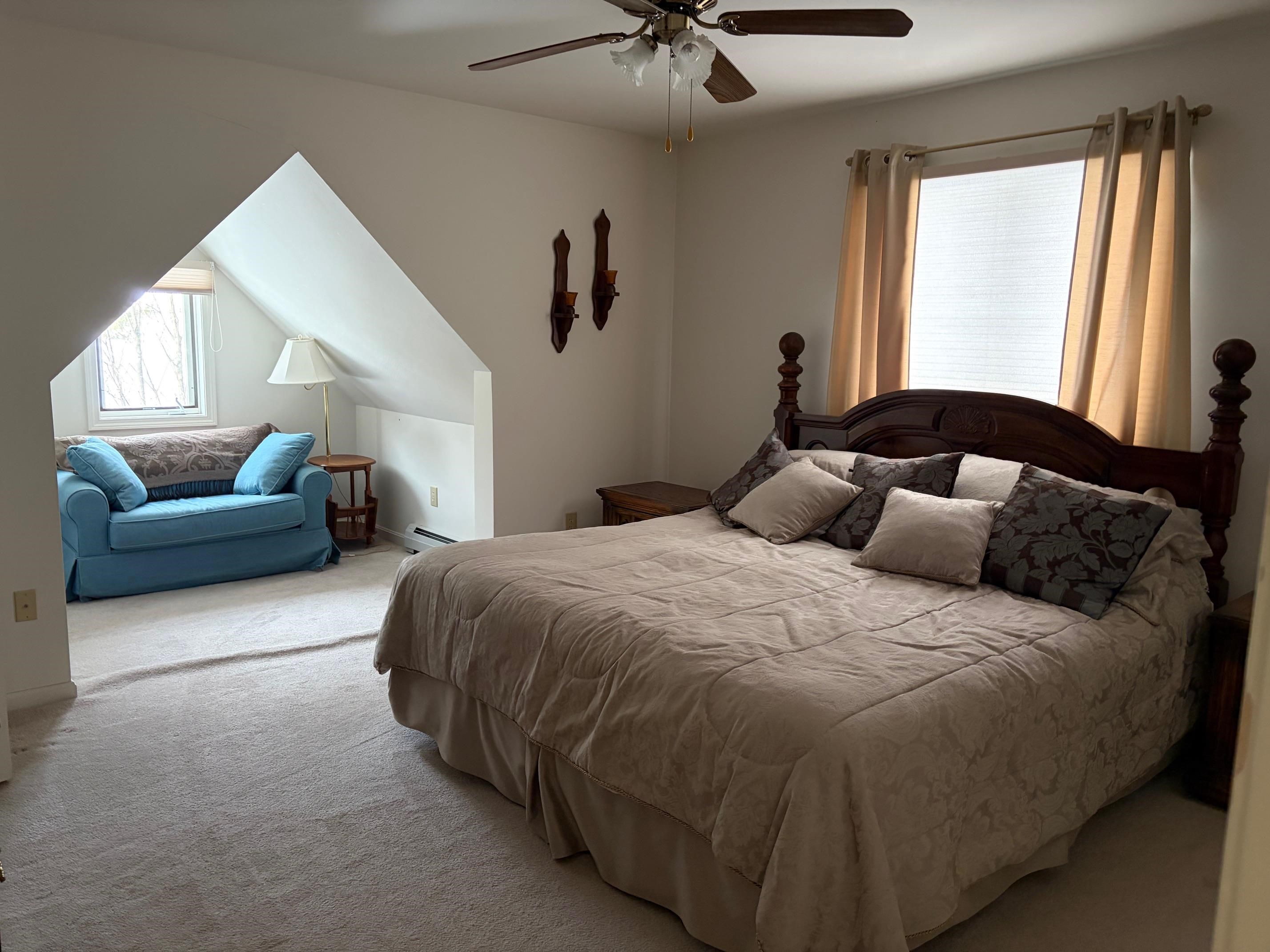Master Bedroom with Alcove