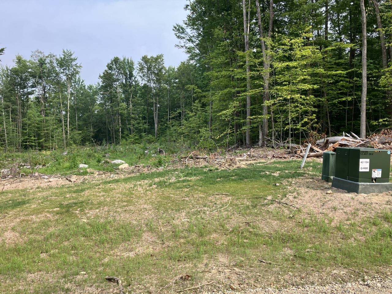 Underground utilities on site