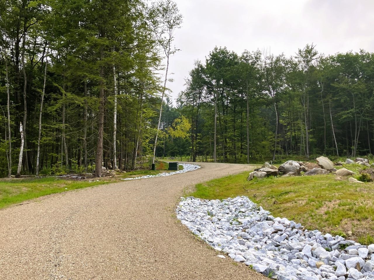 Access road to subdivision