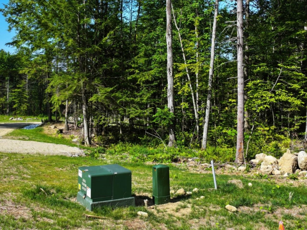 Underground utilities in place