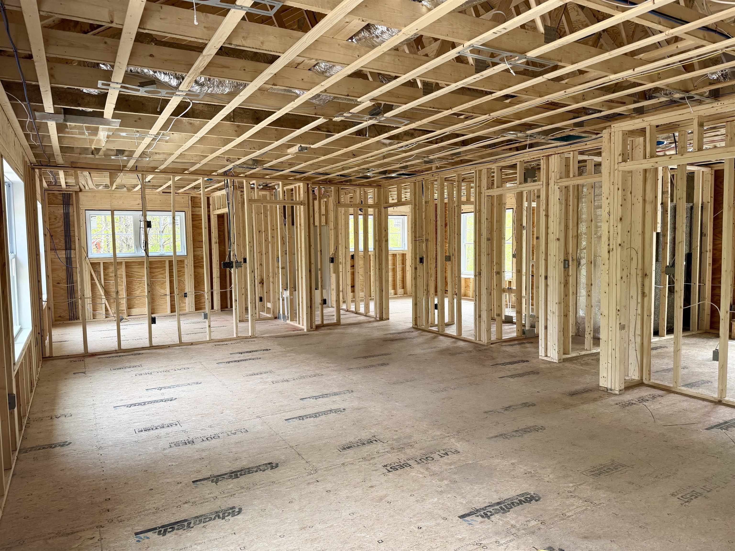 View of living room from kitchen