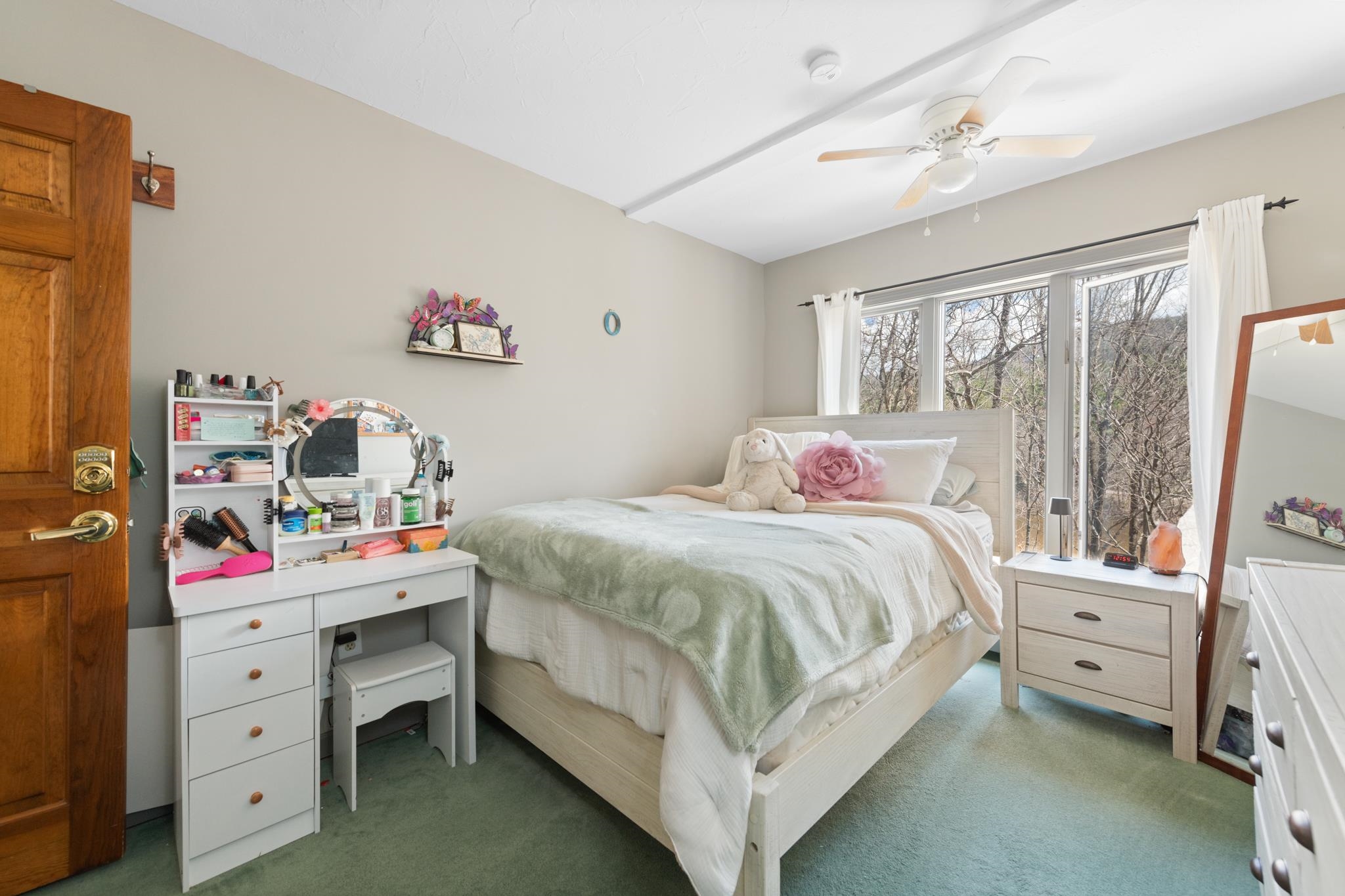 This is the first room with tons of natural light that floods the space