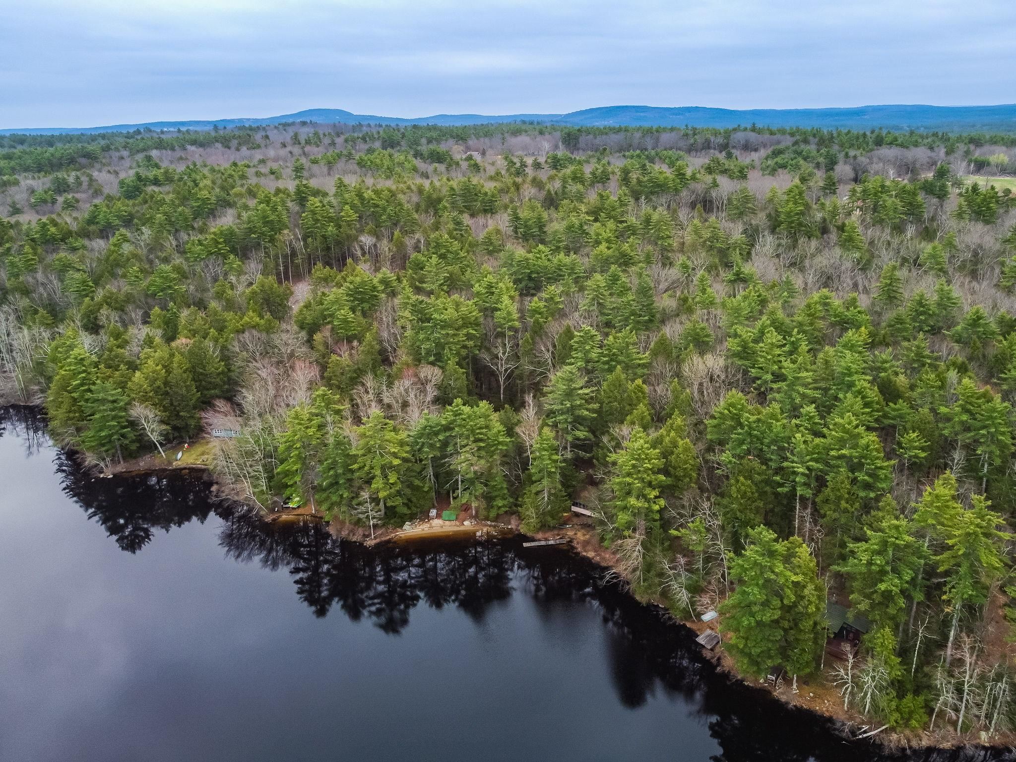 Undeveloped shoreline